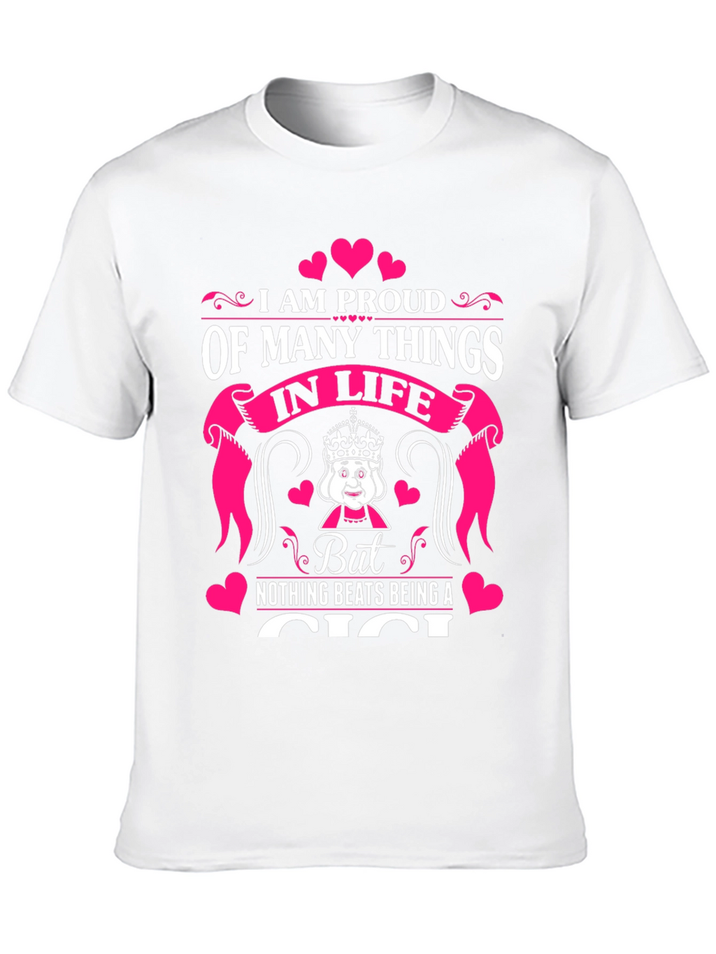 Proud Gigi Graphic T-Shirt - Black Cotton Blend