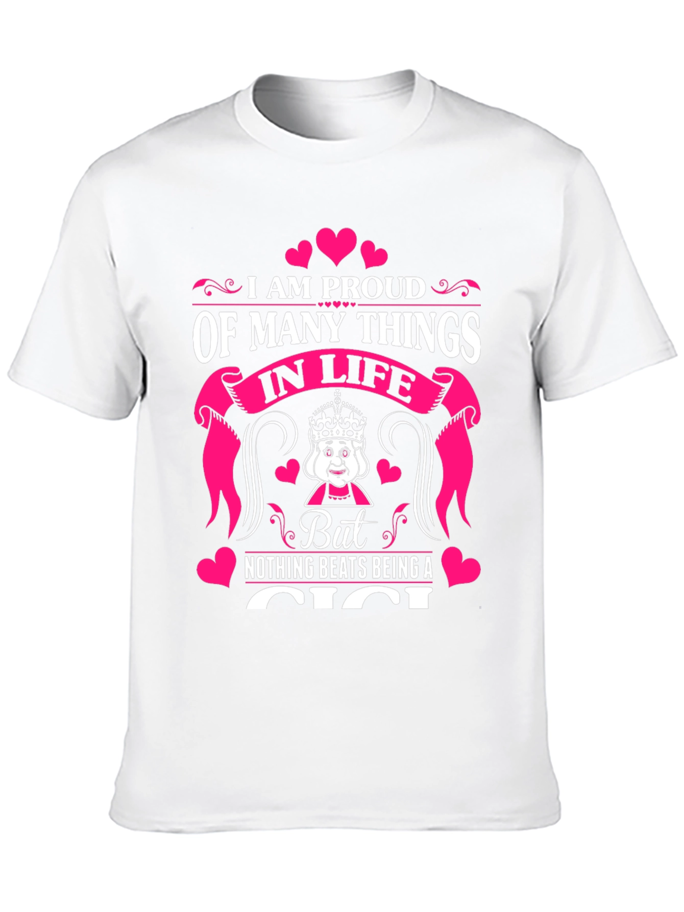 Proud Gigi Graphic T-Shirt - Black Cotton Blend