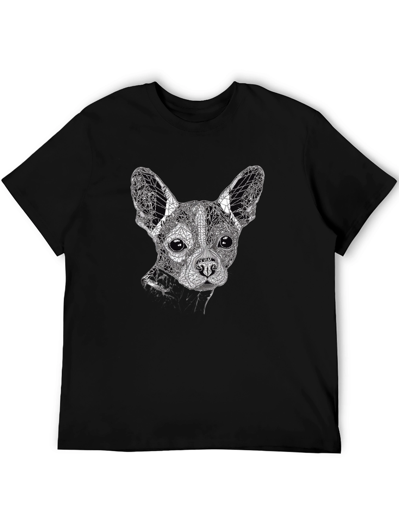 Geometric Dog Graphic Tee