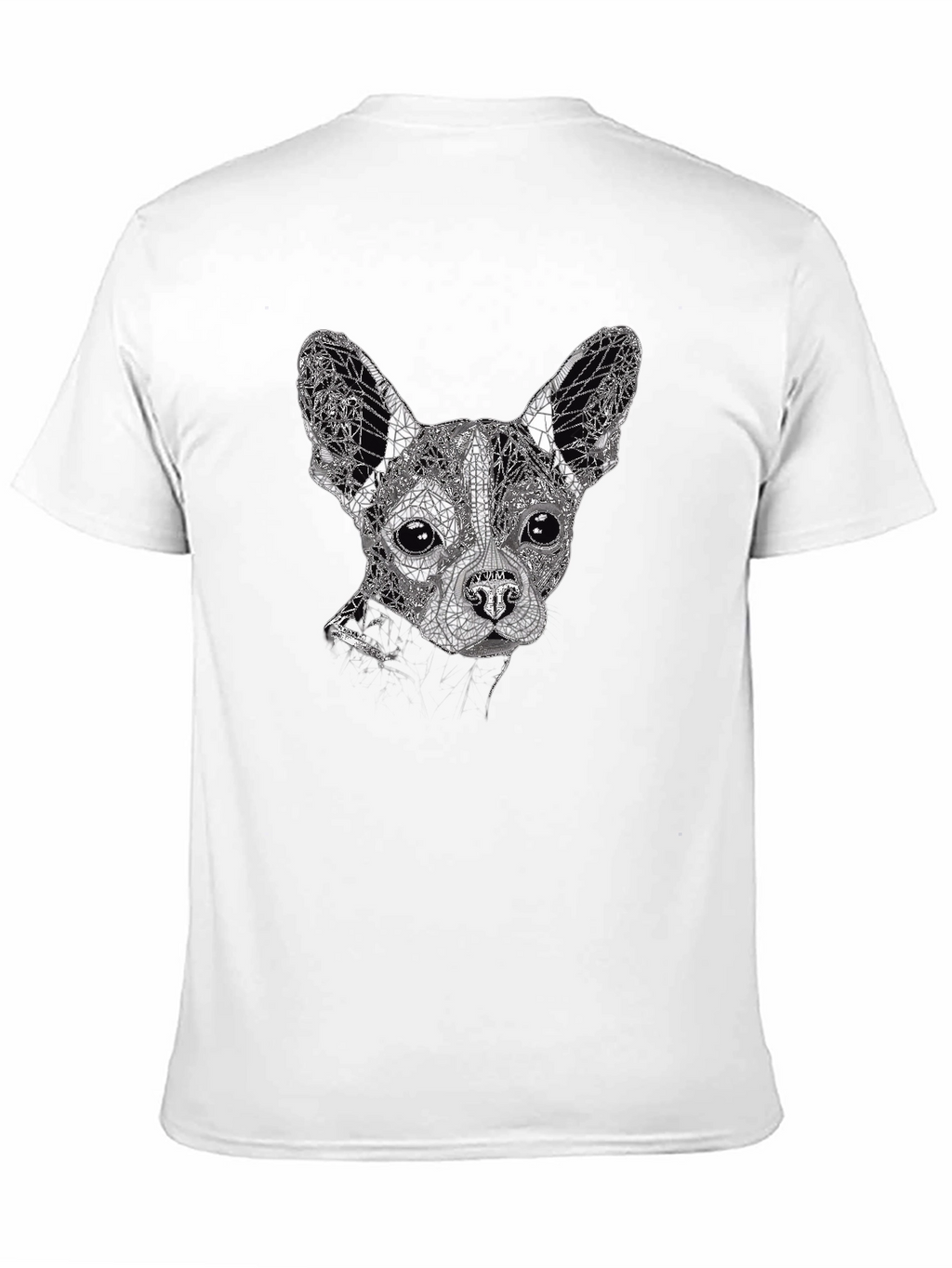 Geometric Dog Graphic Tee