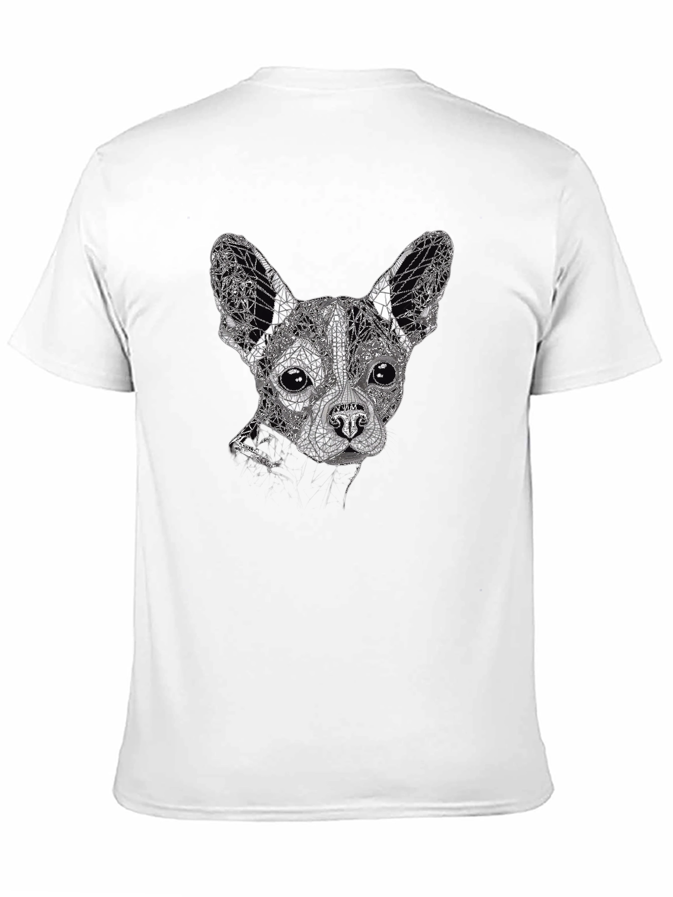 Geometric Dog Graphic Tee