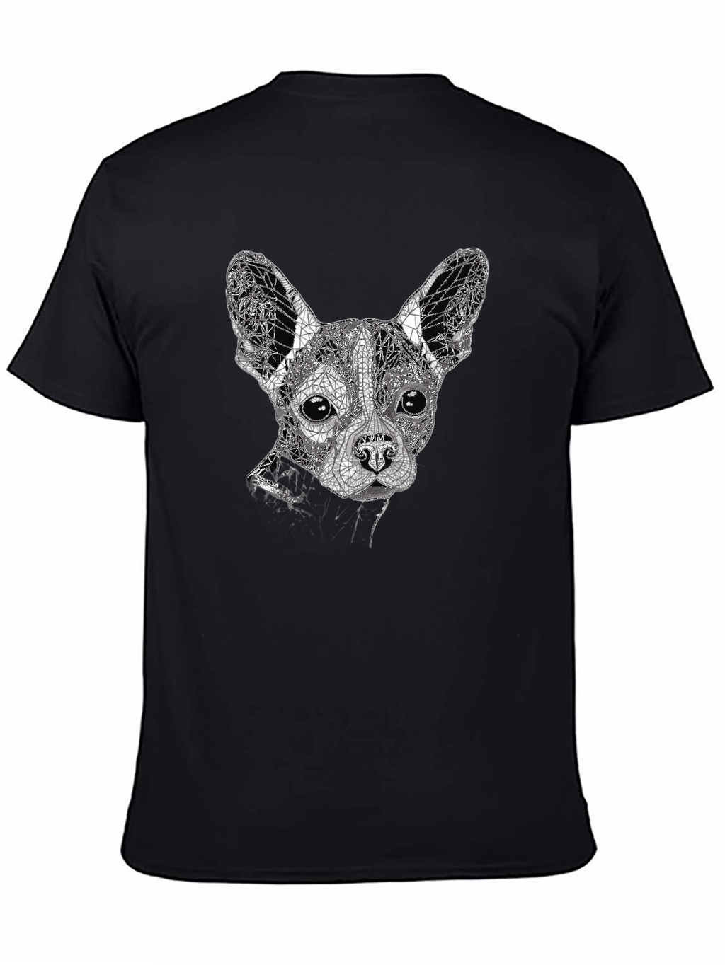 Geometric Dog Graphic Tee