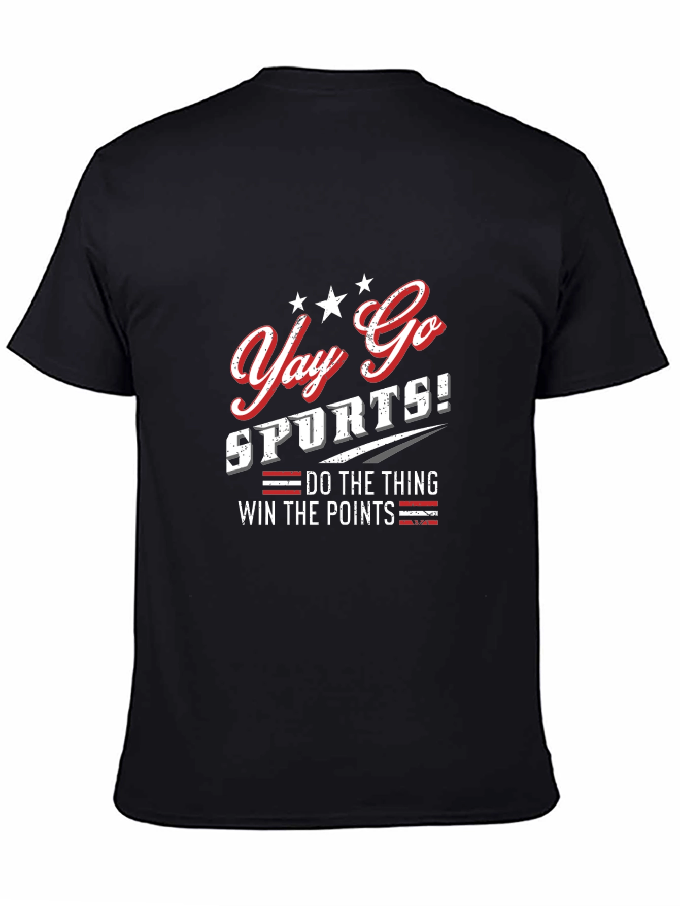 Yay Go Sports! Funny Graphic Tee - Comfortable Cotton Blend