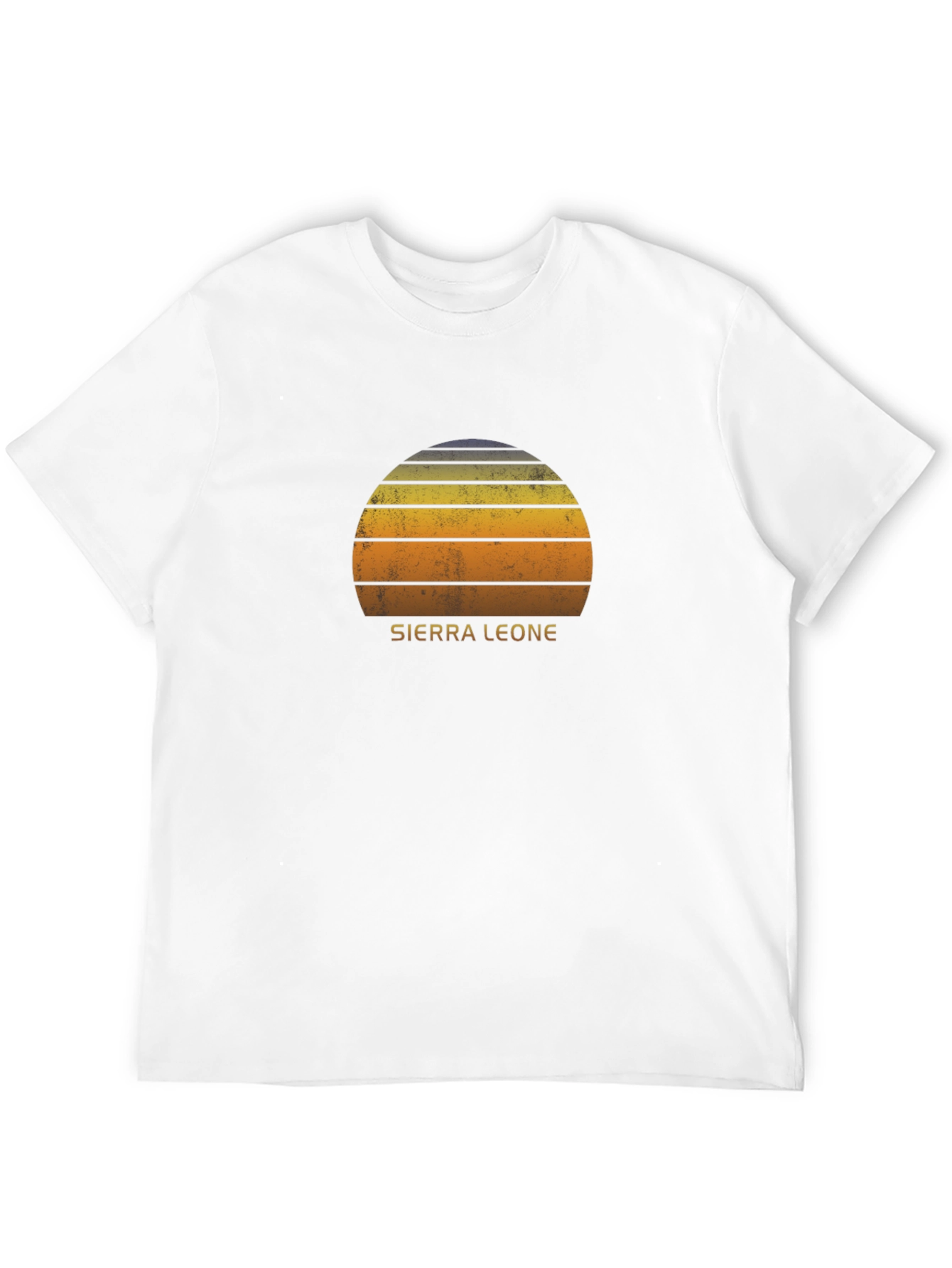 Sierra Leone Sunset T-Shirt - Retro Style
