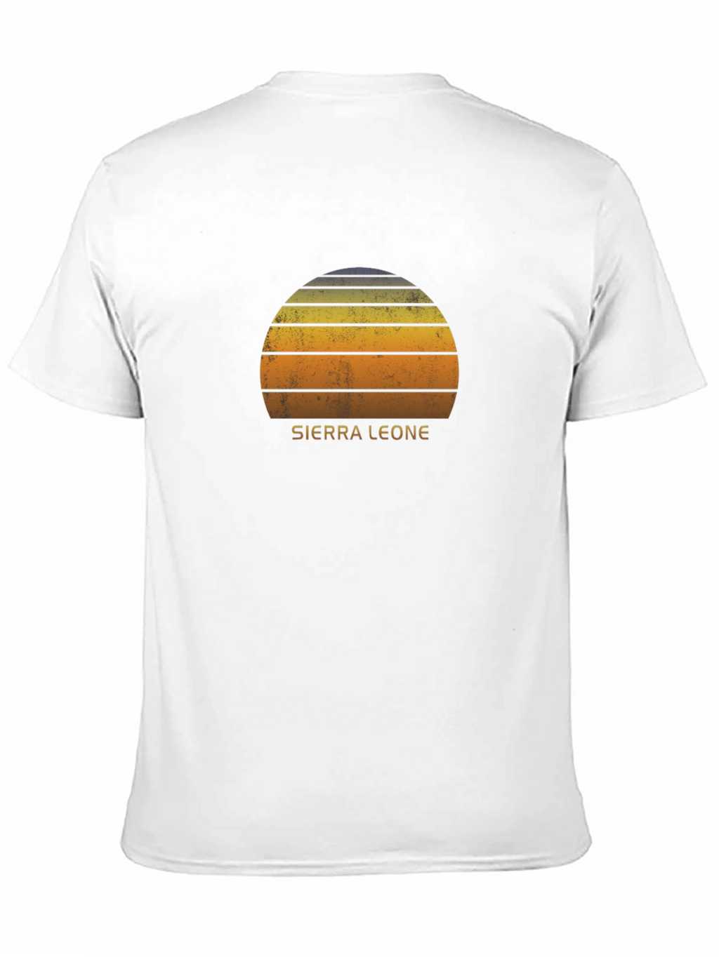 Sierra Leone Sunset T-Shirt - Retro Style