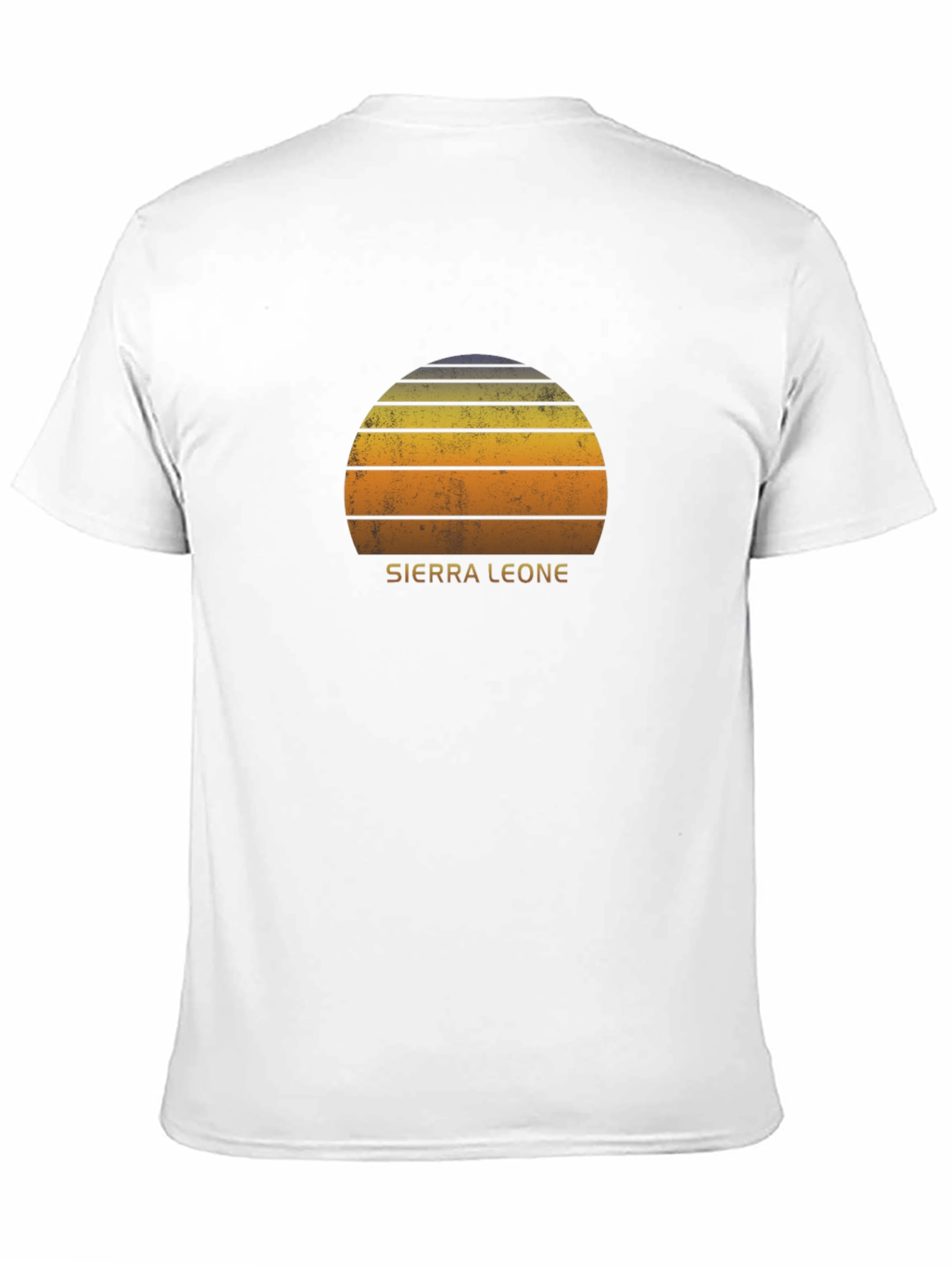 Sierra Leone Sunset T-Shirt - Retro Style