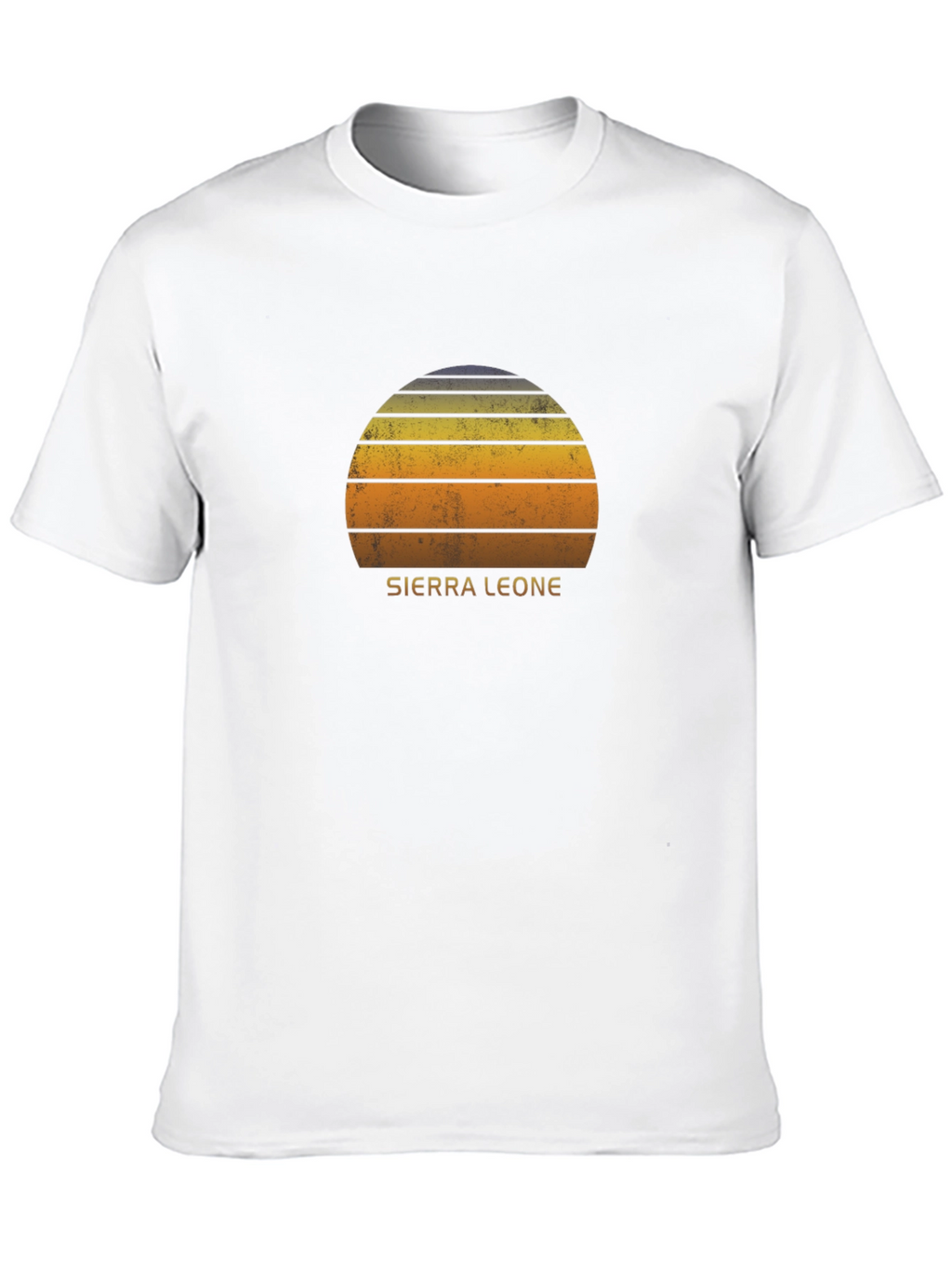 Sierra Leone Sunset T-Shirt - Retro Style