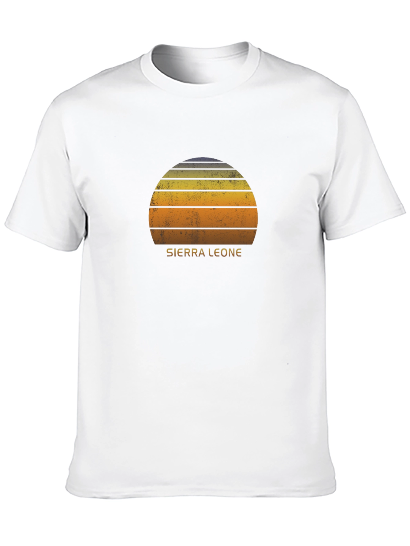 Sierra Leone Sunset T-Shirt - Retro Style