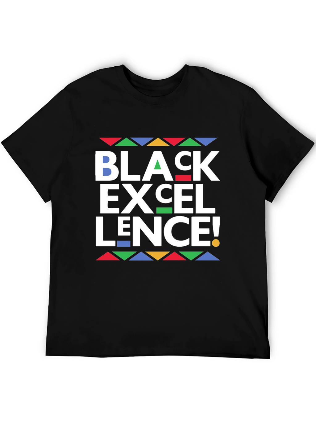 Black Excellence Graphic Tee - Bold Statement Shirt