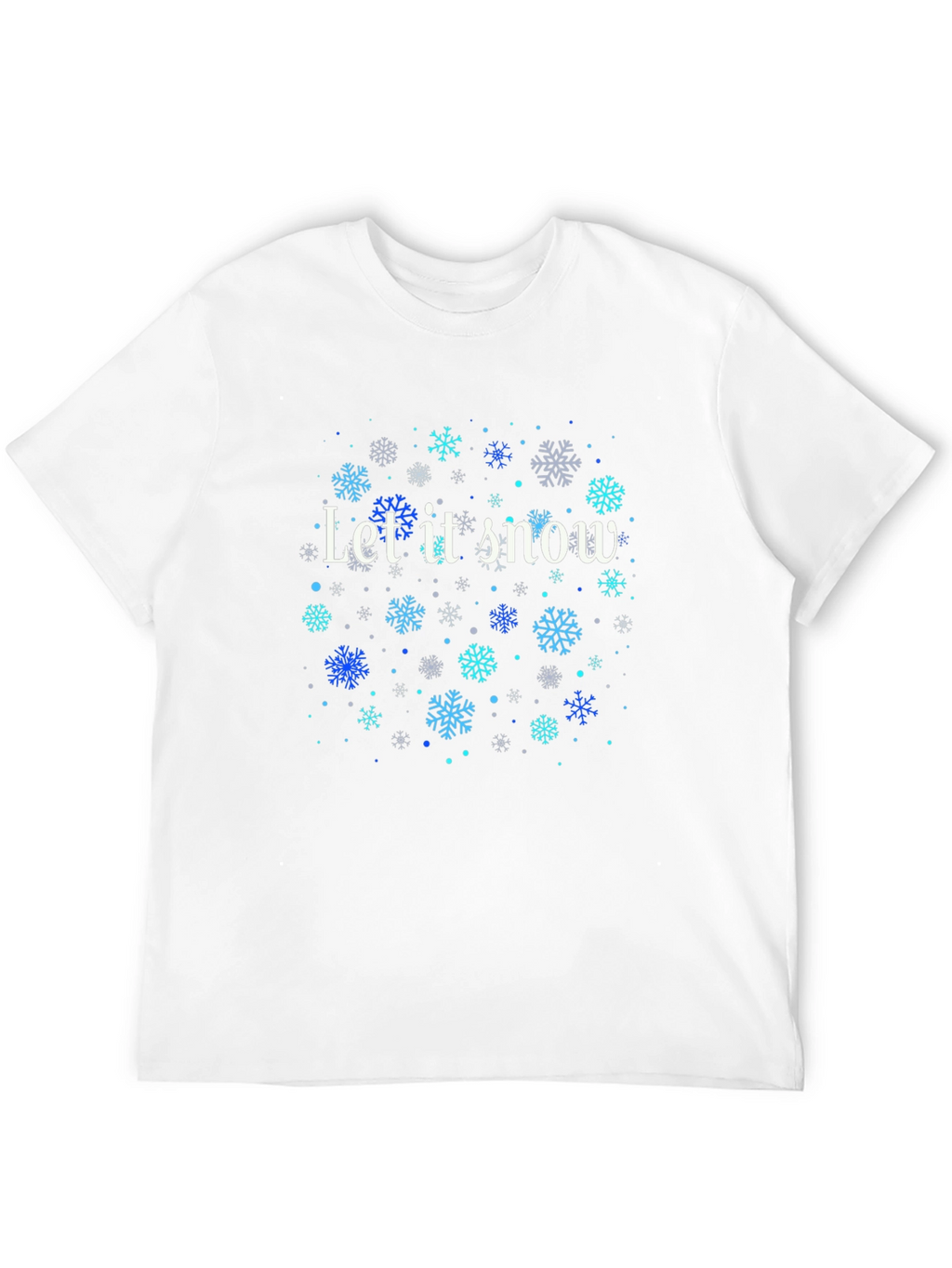Let it Snow Snowflake Graphic Tee - Holiday Style