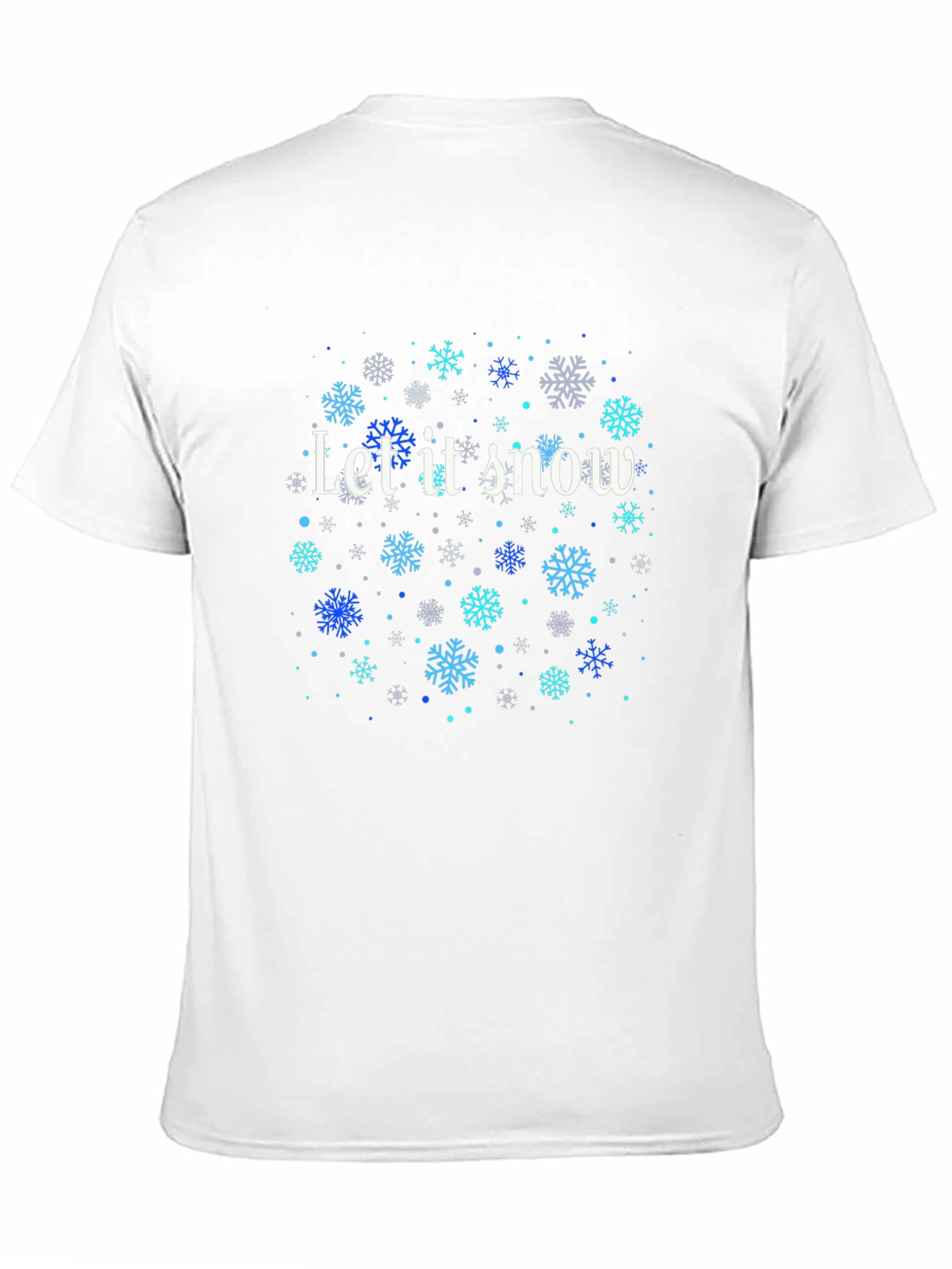 Let it Snow Snowflake Graphic Tee - Holiday Style