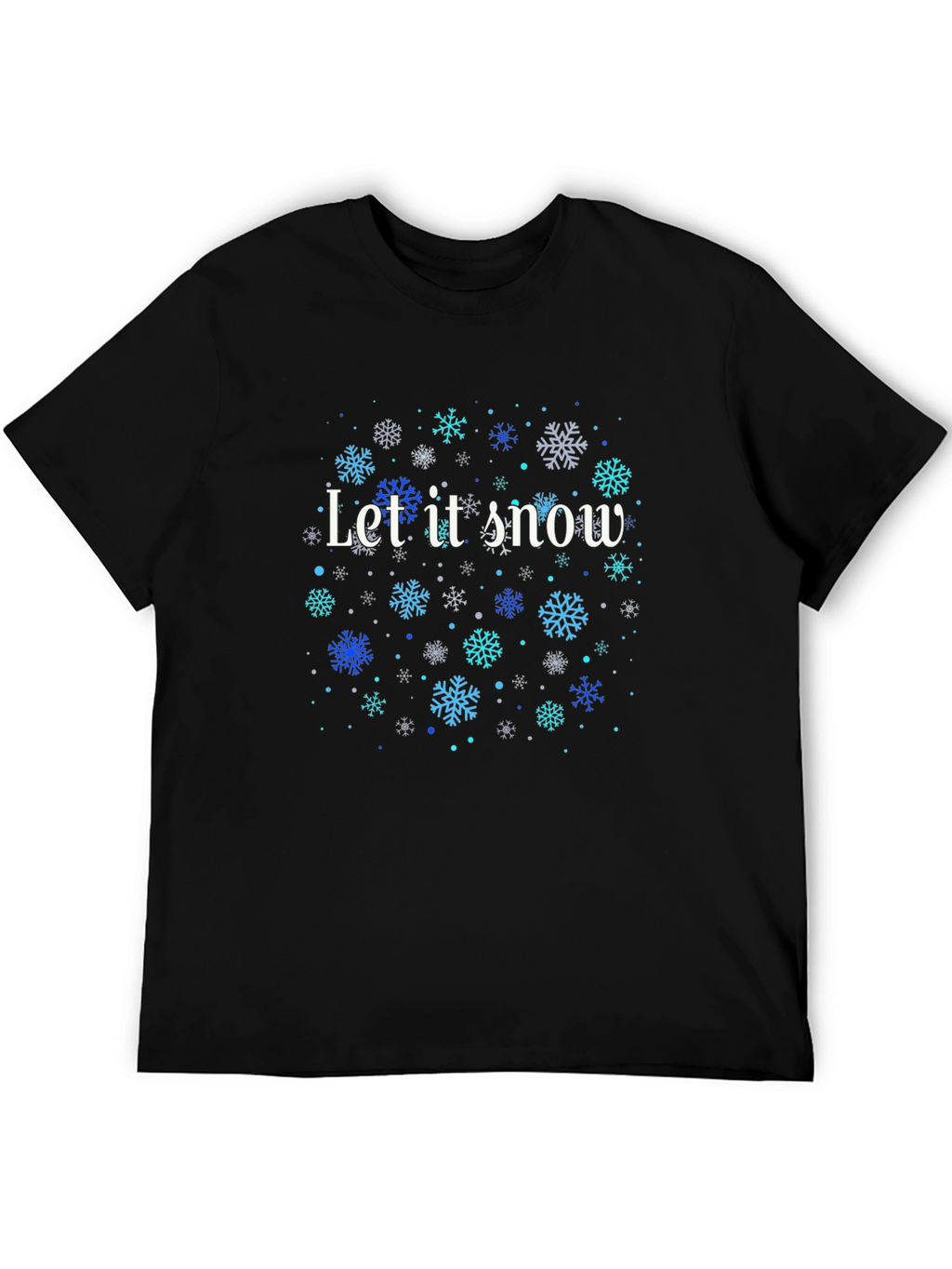 Let it Snow Snowflake Graphic Tee - Holiday Style