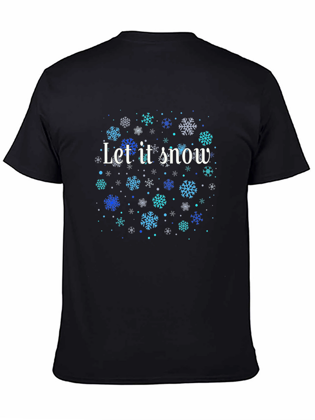 Let it Snow Snowflake Graphic Tee - Holiday Style