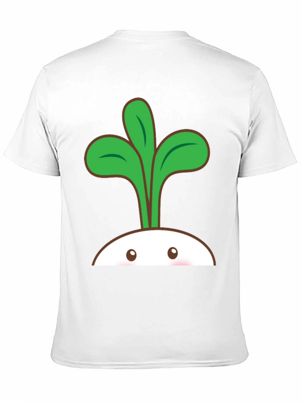 Cute Sprout Graphic T-Shirt - Black