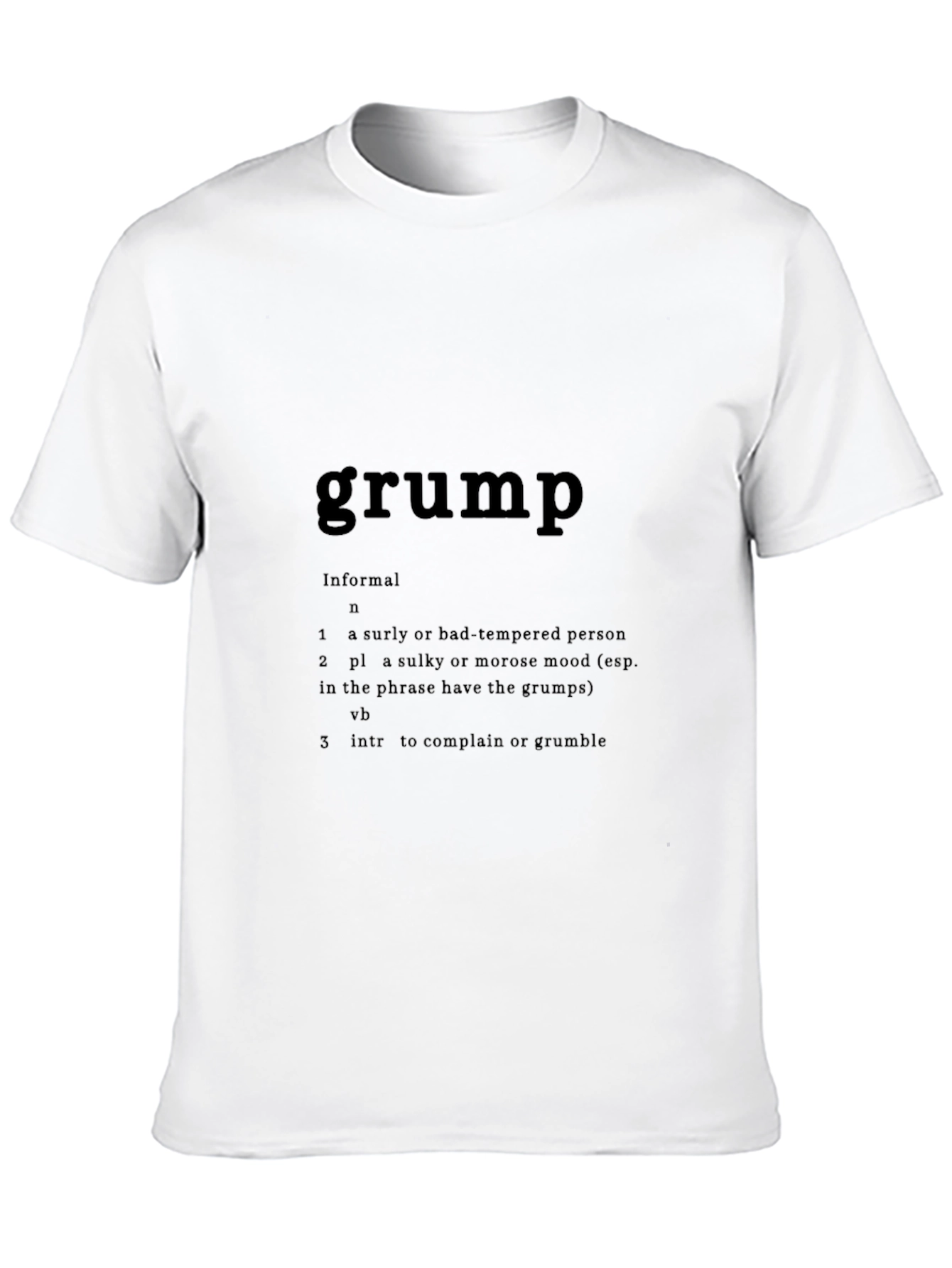 Grump Definition Graphic T-Shirt - Unisex