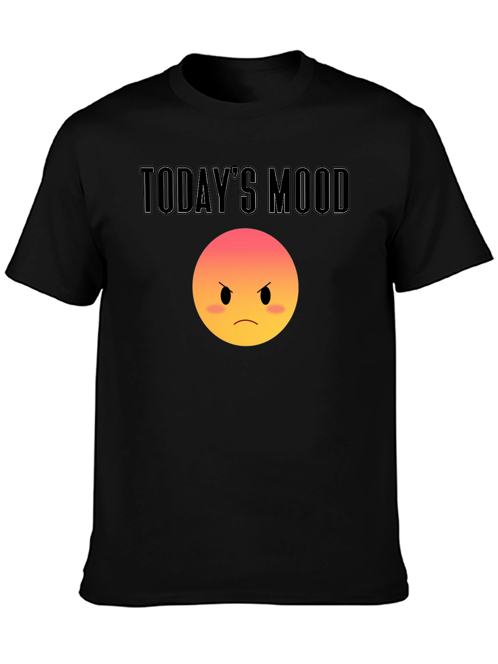 Todays Mood Grumpy Emoji T-Shirt