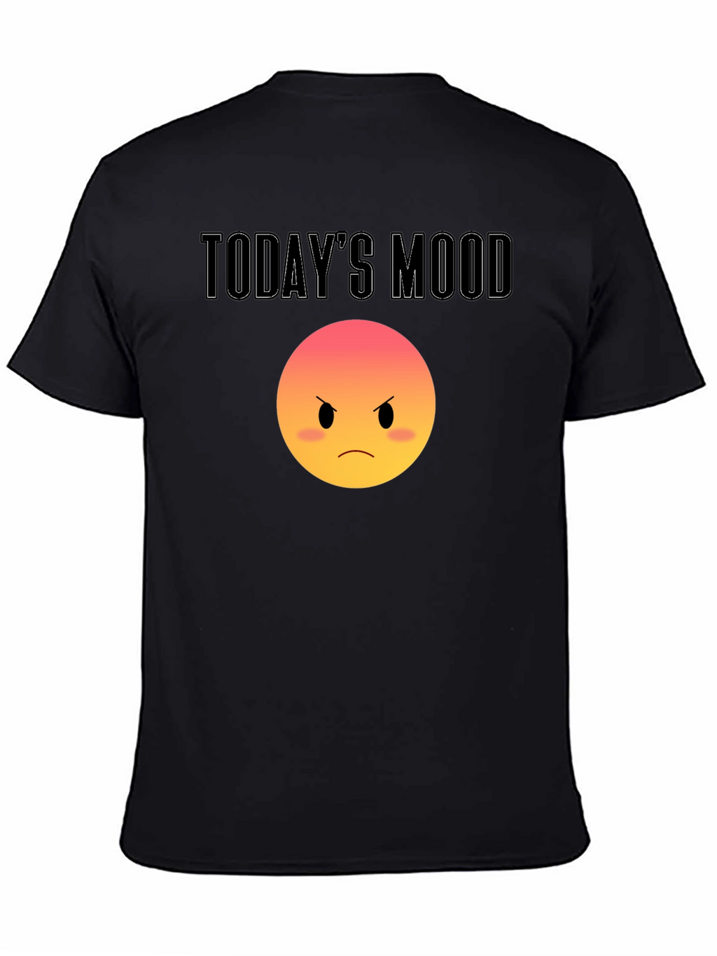 Todays Mood Grumpy Emoji T-Shirt