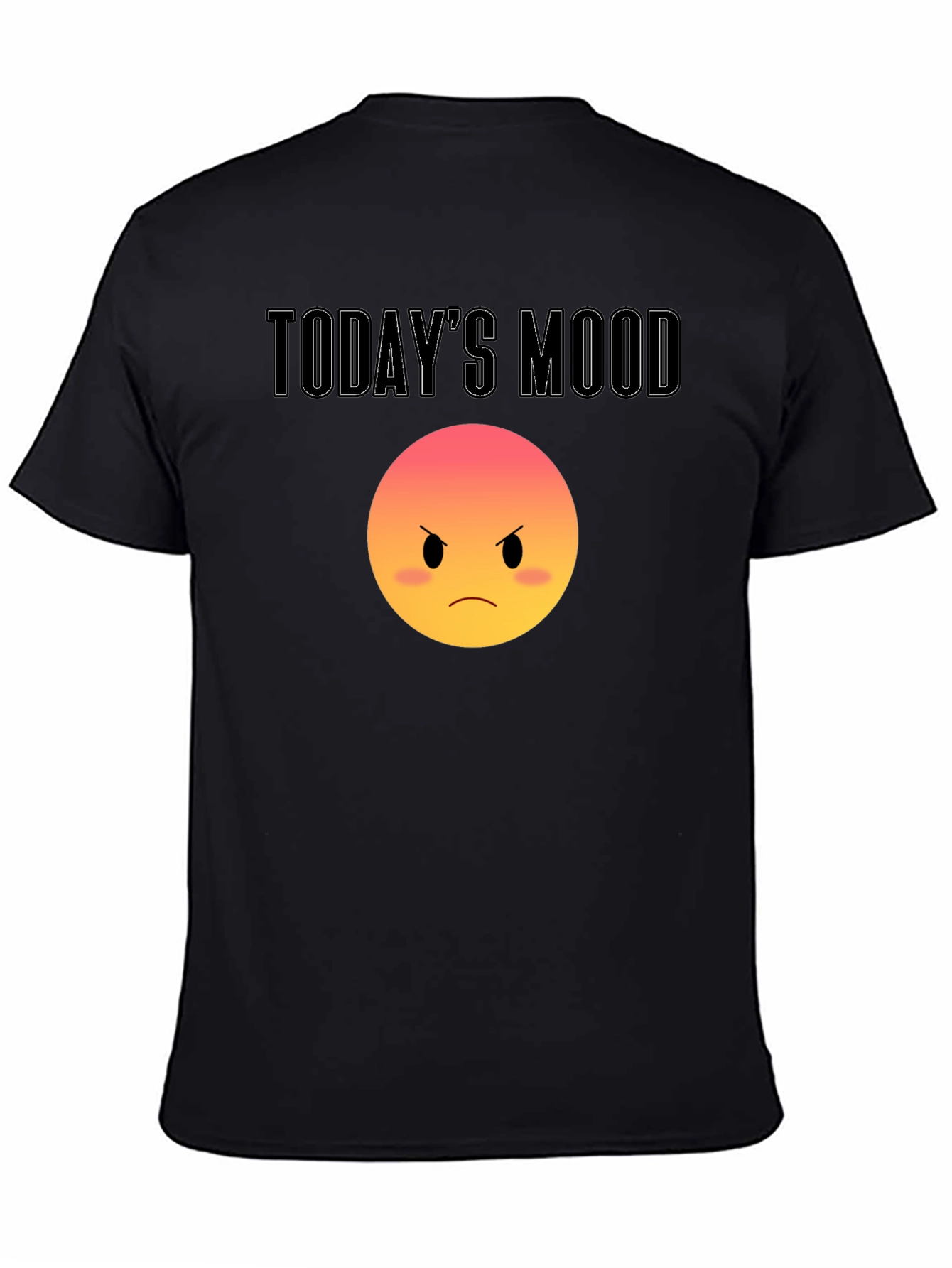 Todays Mood Grumpy Emoji T-Shirt