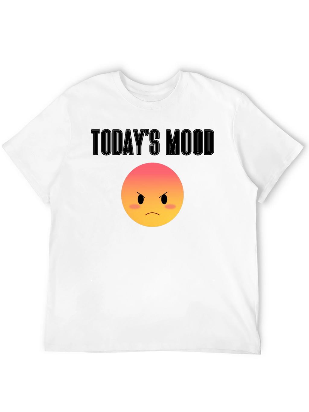 Todays Mood Grumpy Emoji T-Shirt