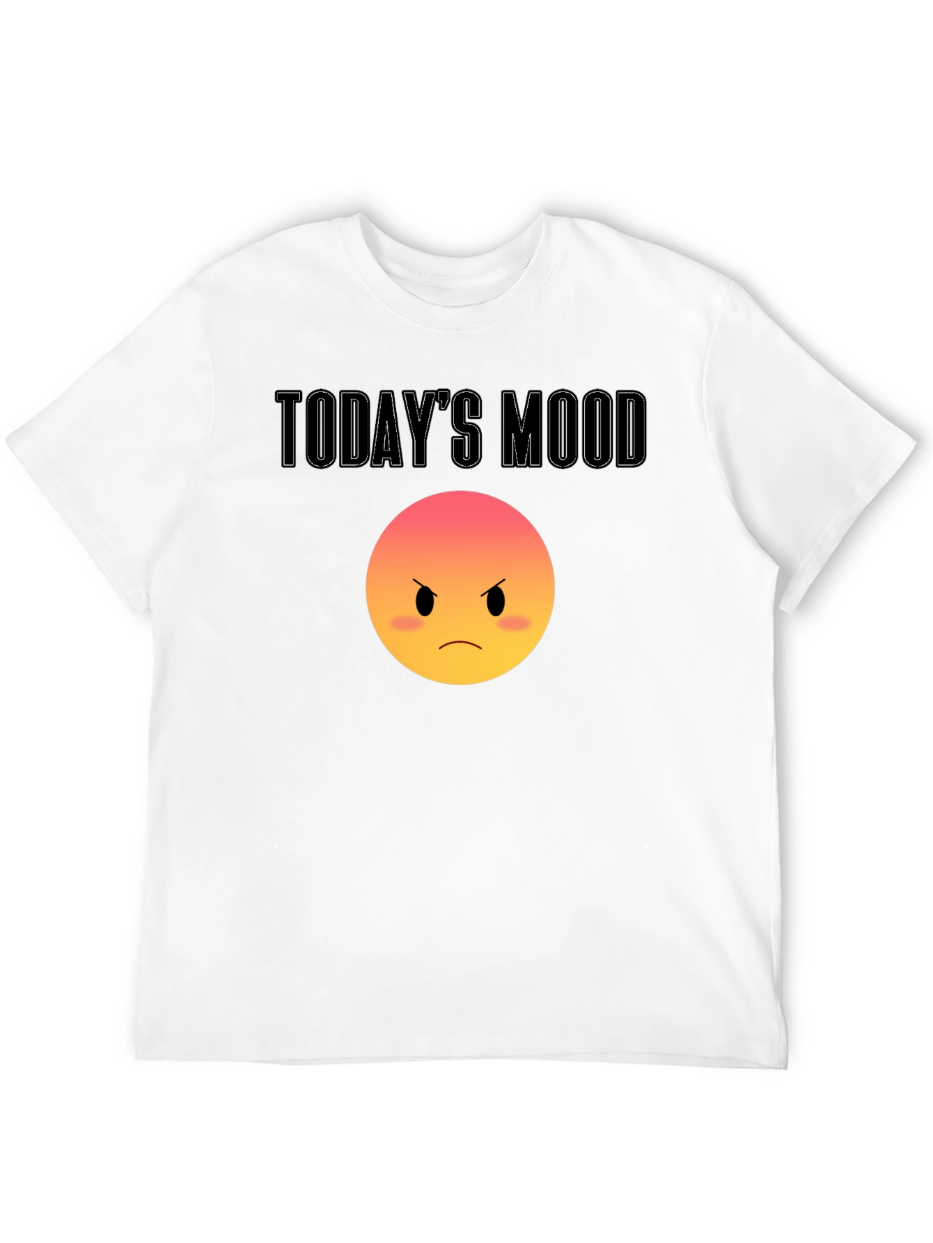 Todays Mood Grumpy Emoji T-Shirt