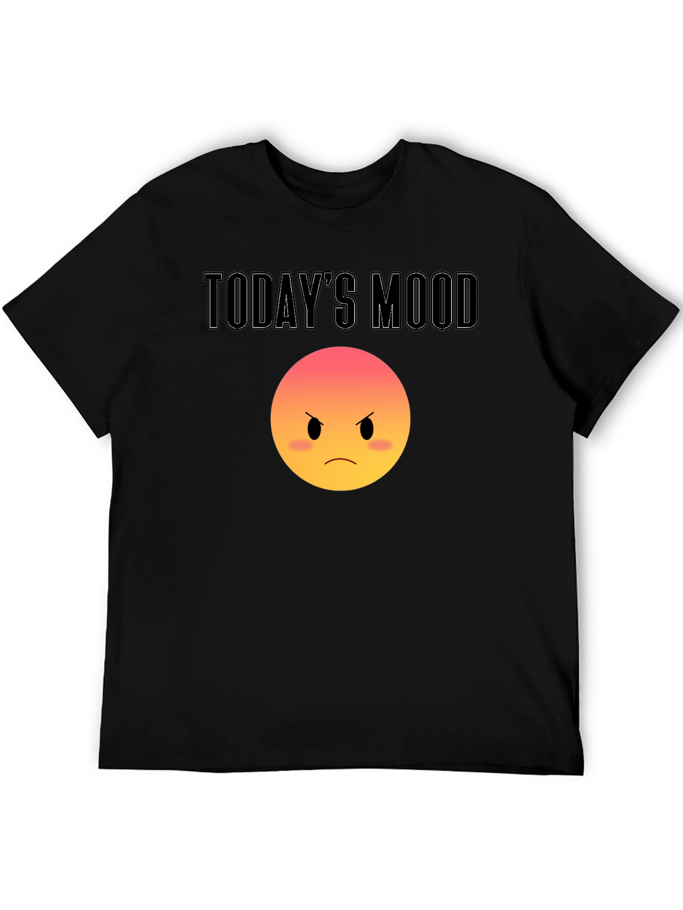 Todays Mood Grumpy Emoji T-Shirt