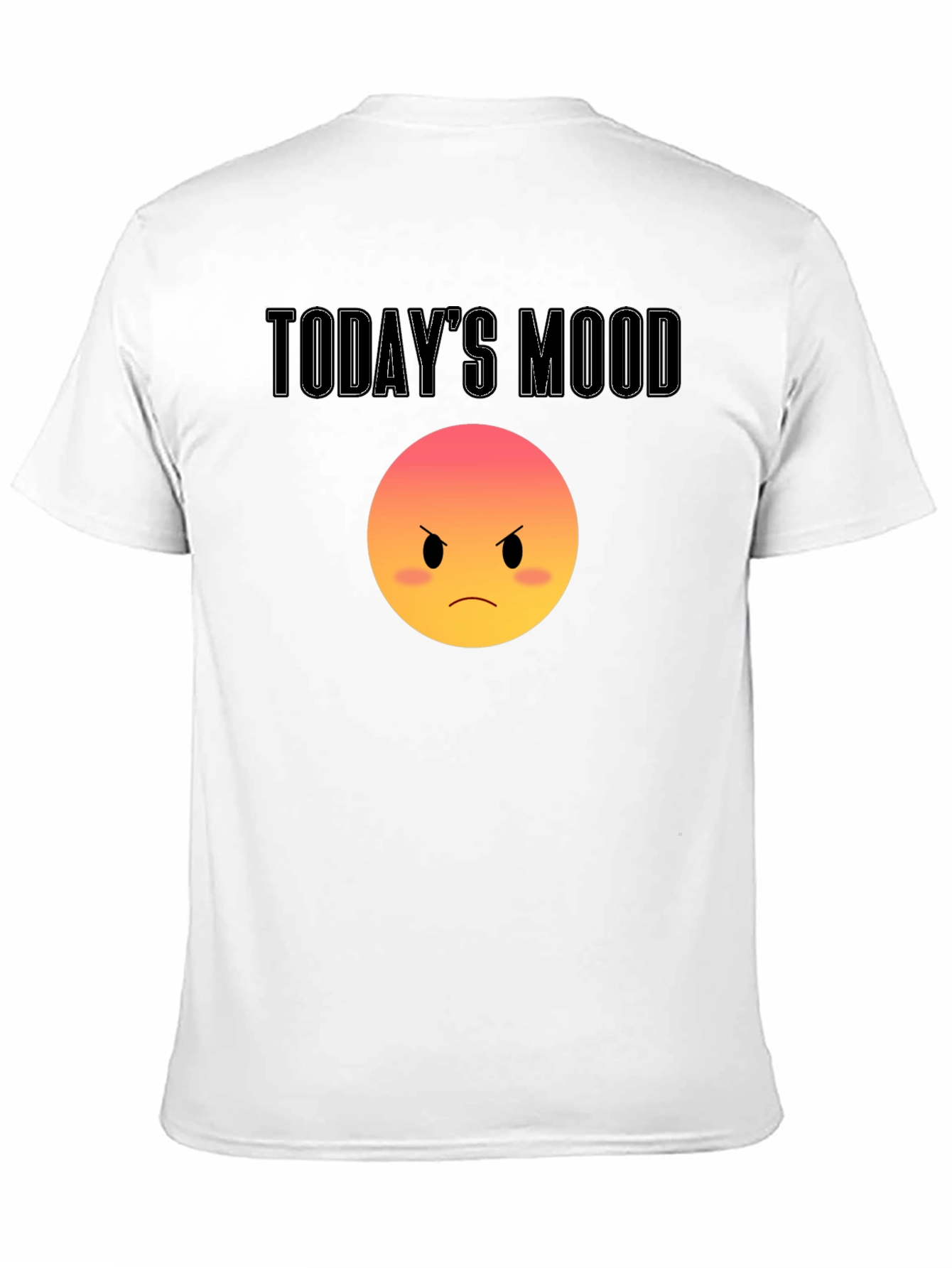 Todays Mood Grumpy Emoji T-Shirt