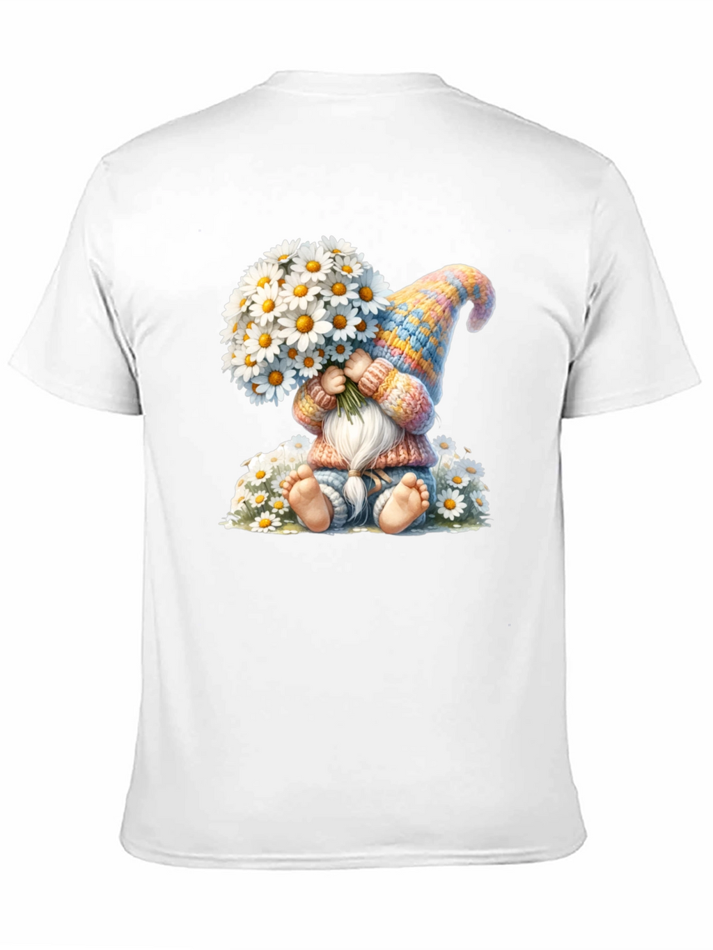Cute Gnome with Daisies T-Shirt