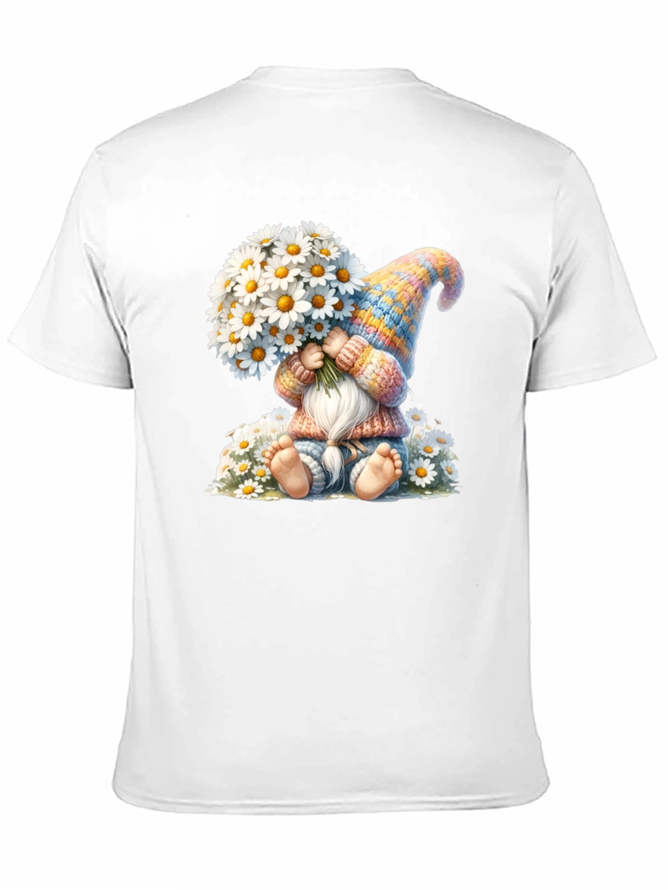 Cute Gnome with Daisies T-Shirt