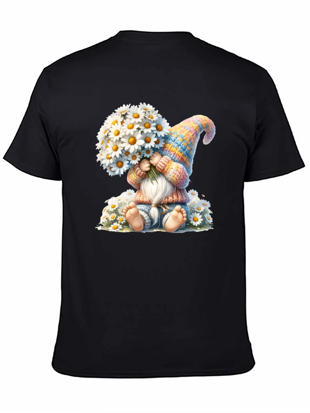 Cute Gnome with Daisies T-Shirt