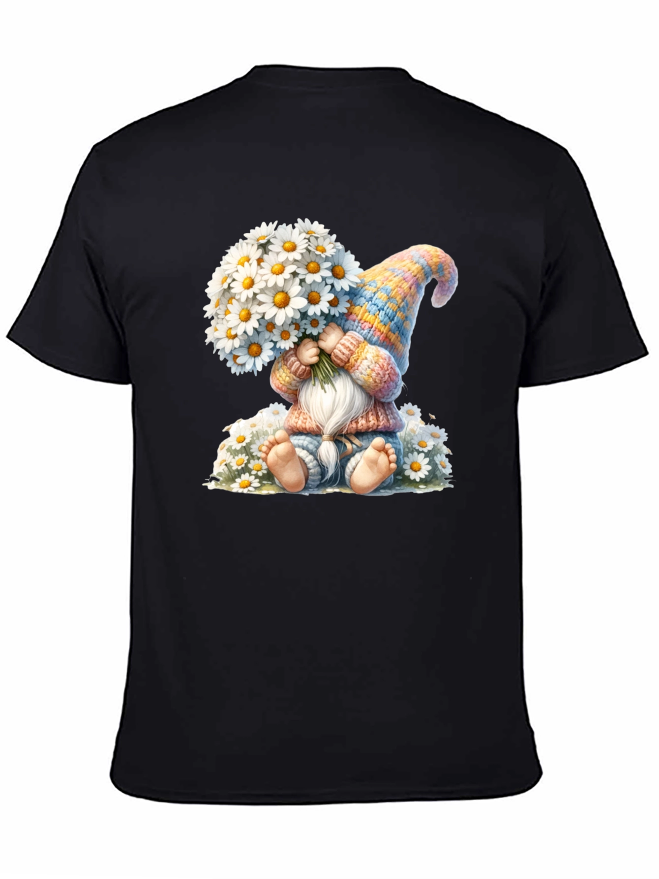 Cute Gnome with Daisies T-Shirt
