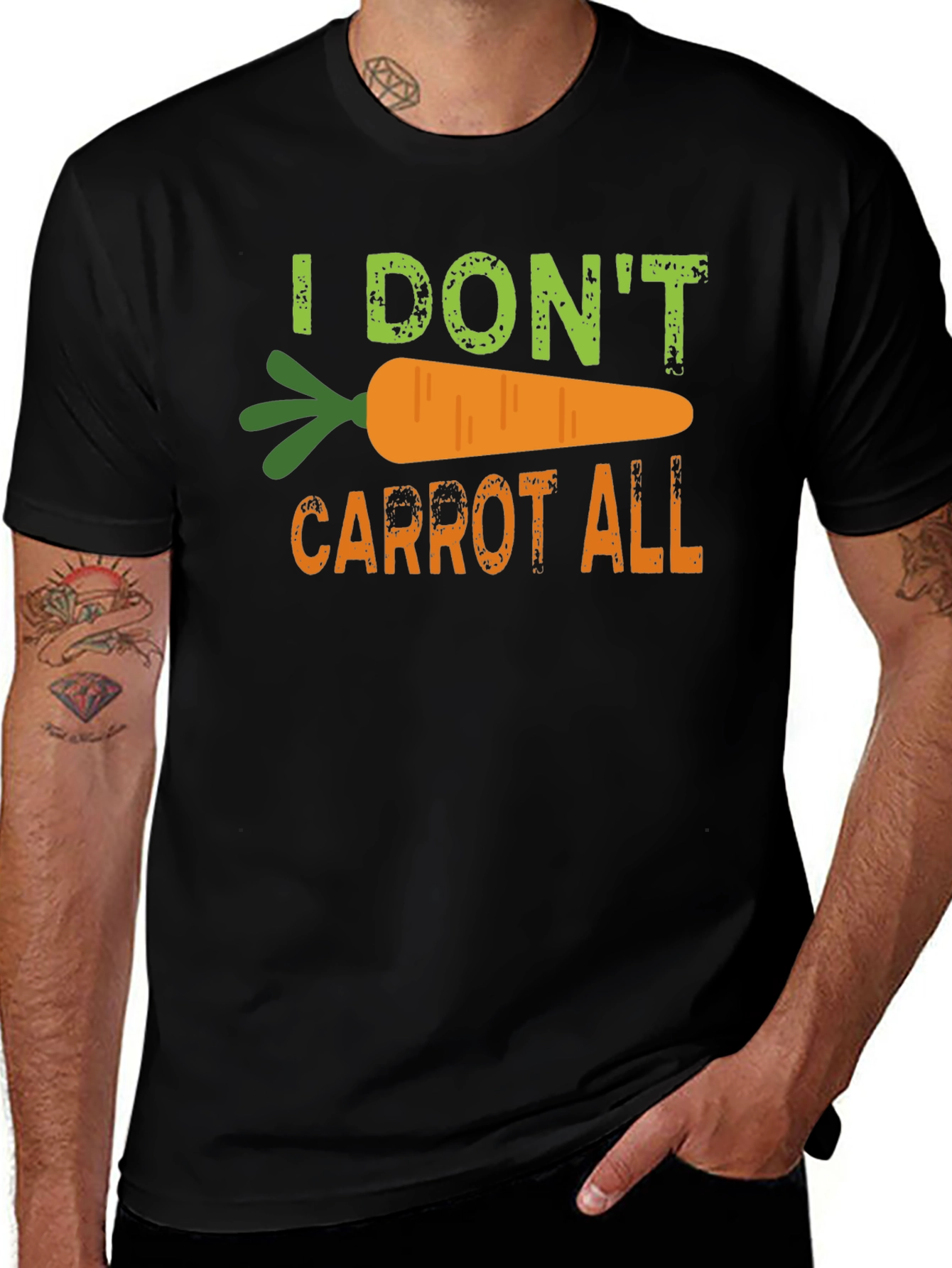 I Dont Carrot All T-Shirt Funny Pun