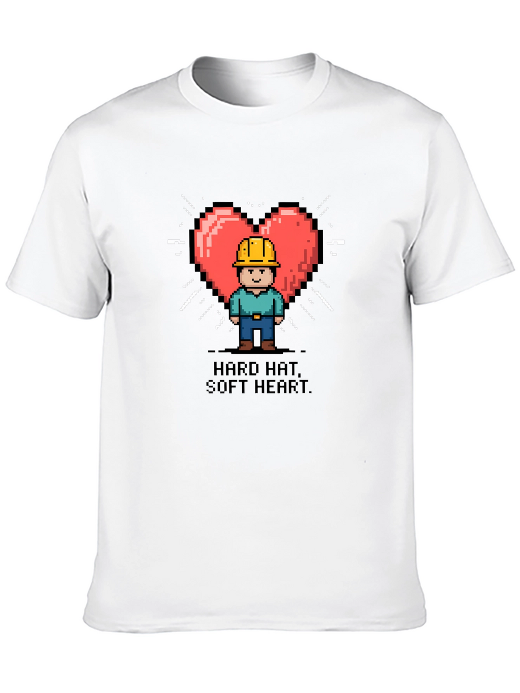 Hard Hat Soft Heart Graphic T-Shirt