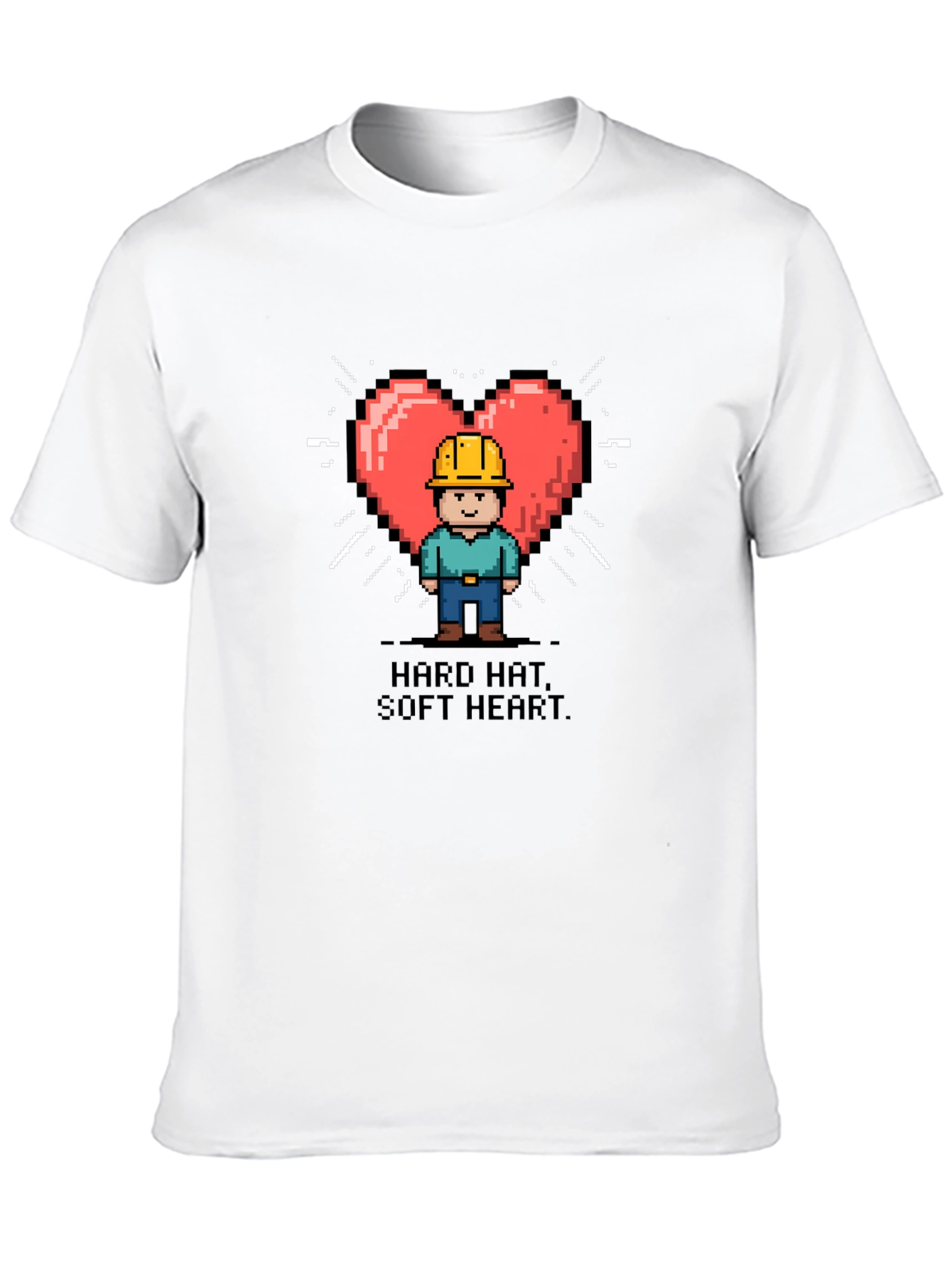 Hard Hat Soft Heart Graphic T-Shirt