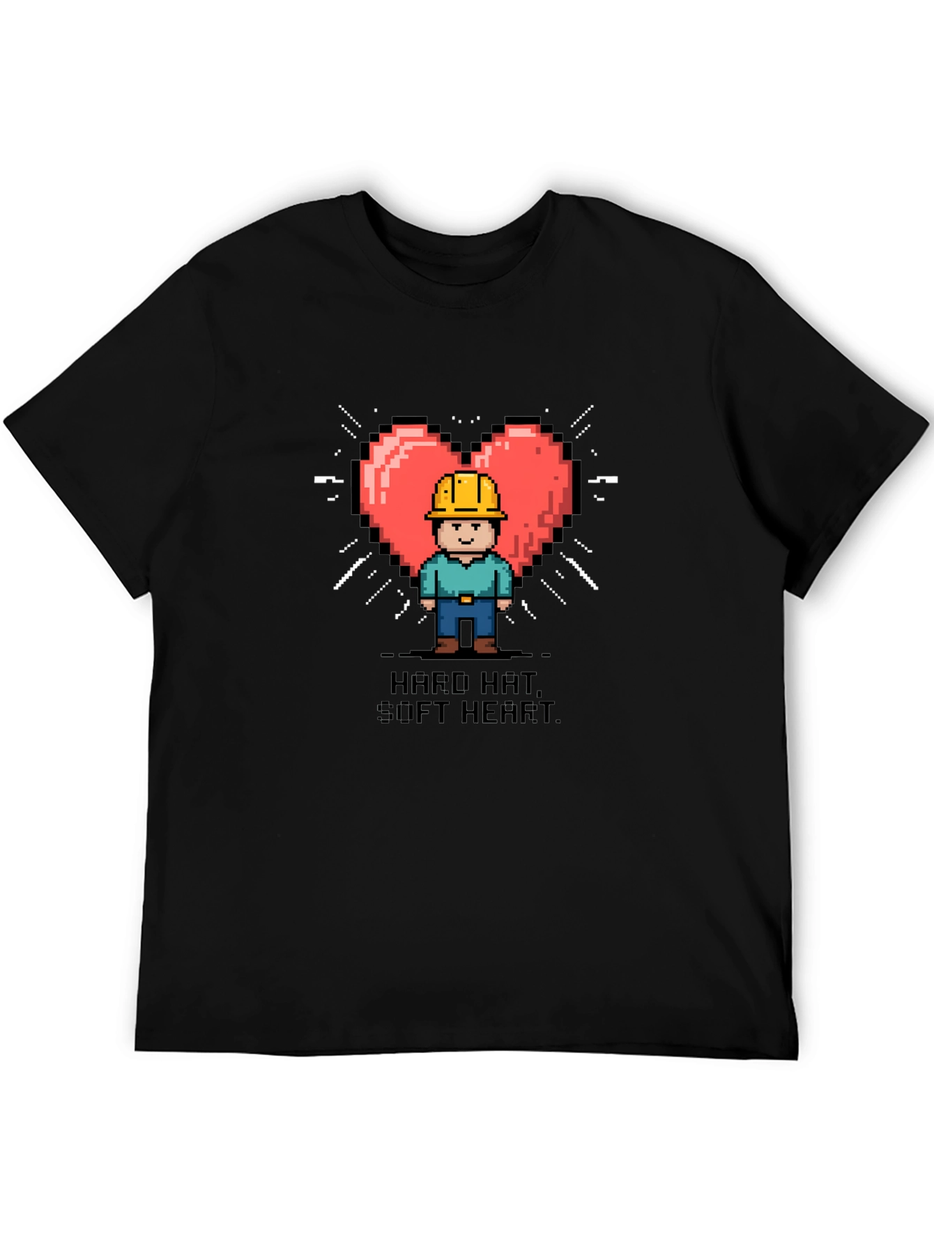 Hard Hat Soft Heart Graphic T-Shirt
