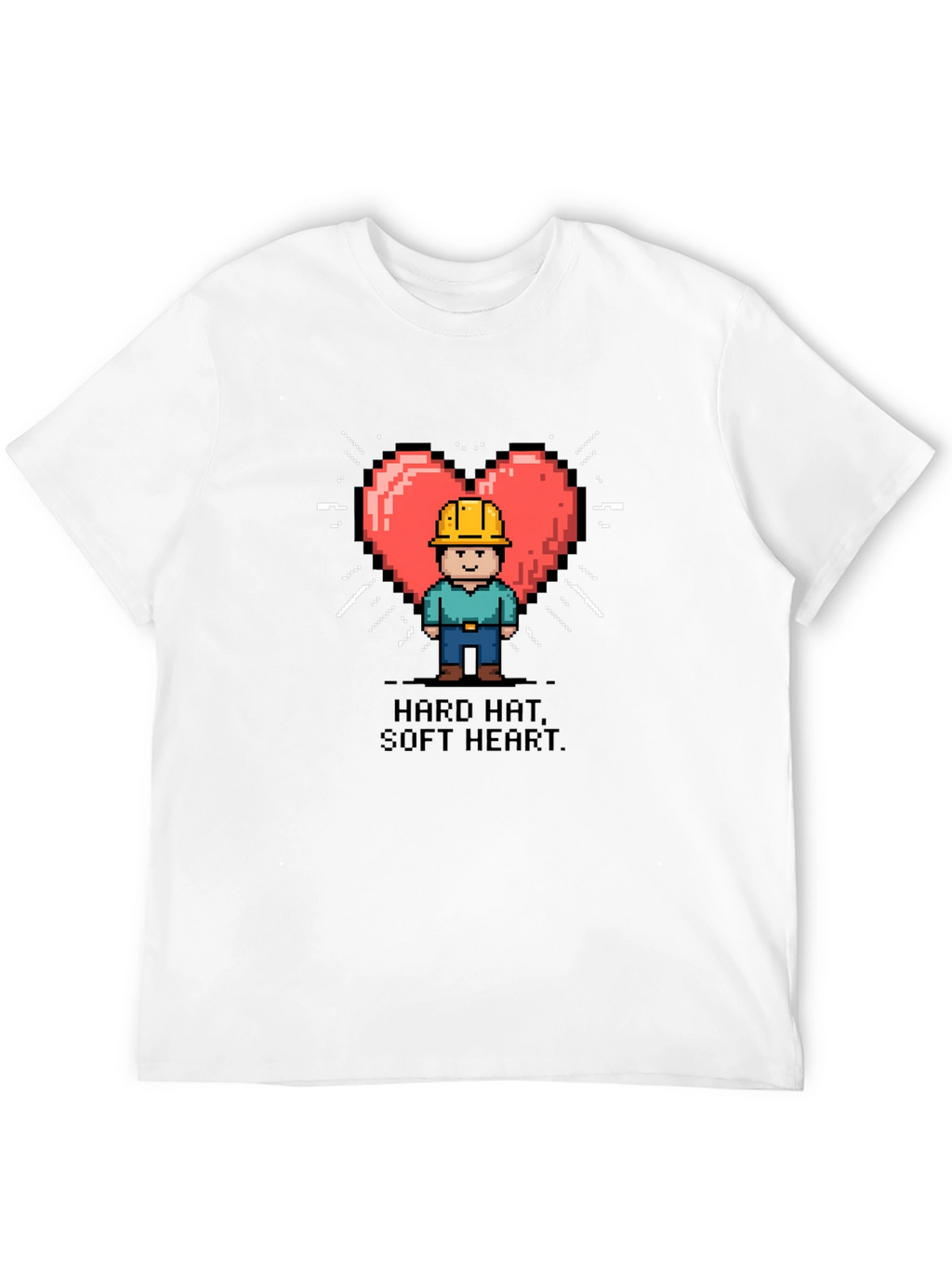 Hard Hat Soft Heart Graphic T-Shirt