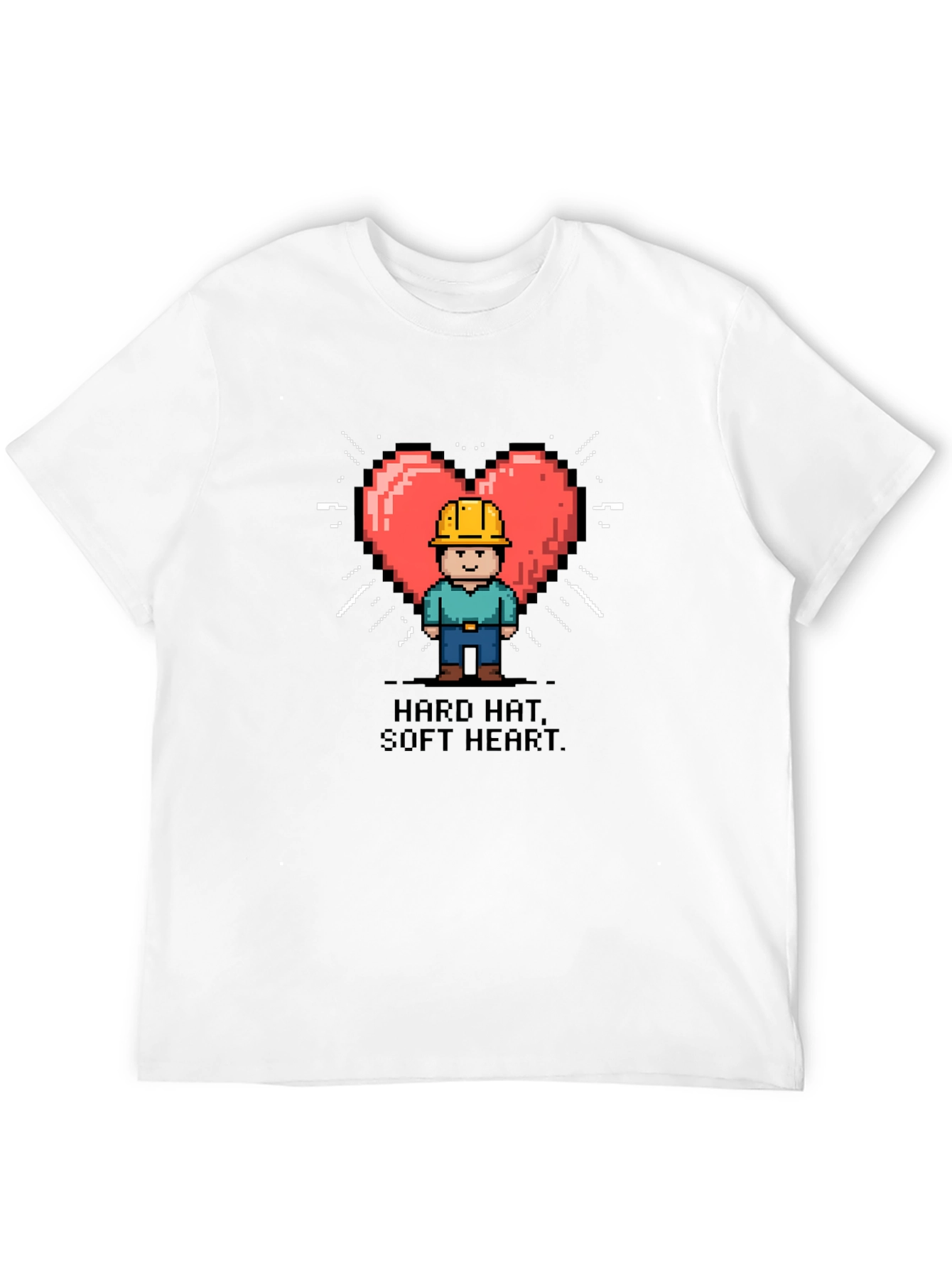 Hard Hat Soft Heart Graphic T-Shirt