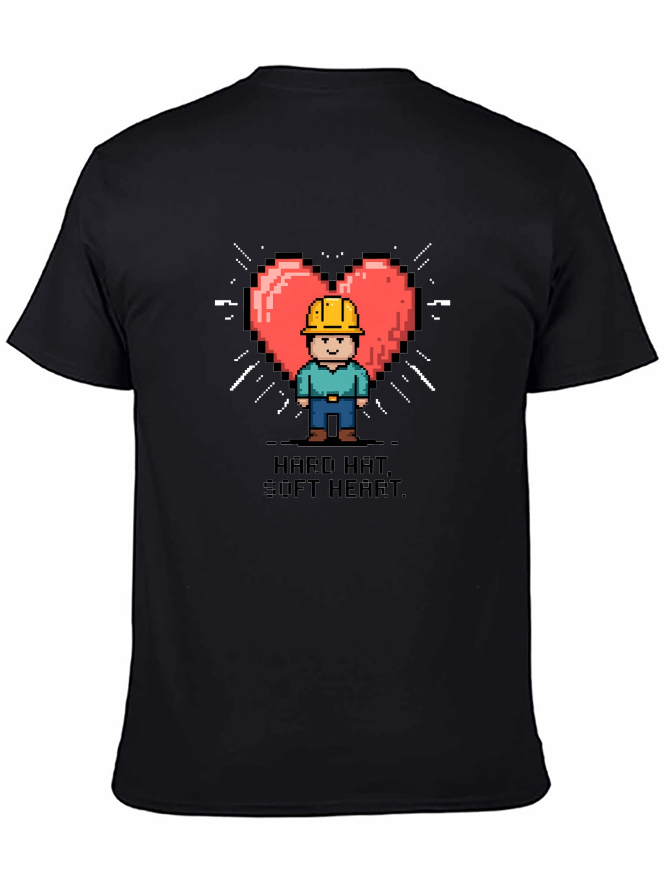 Hard Hat Soft Heart Graphic T-Shirt