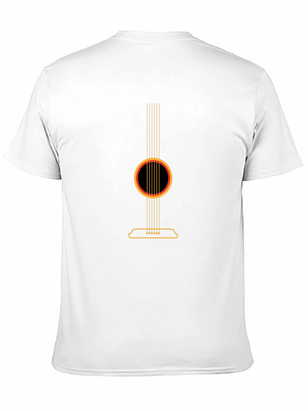 Acoustic Guitar Graphic Tee - Black