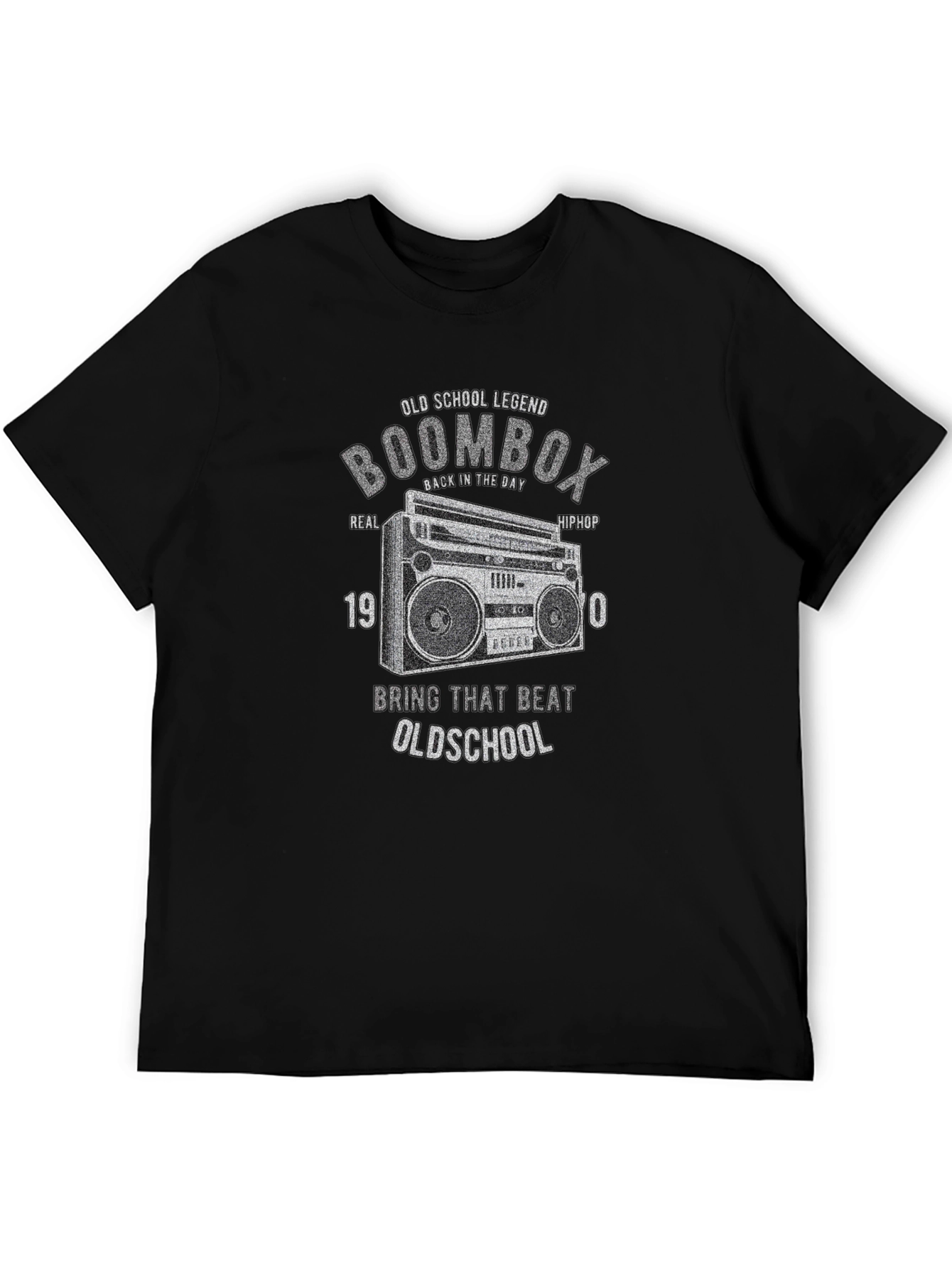 Old School Boombox T-Shirt - Retro Hip Hop Legend Tee