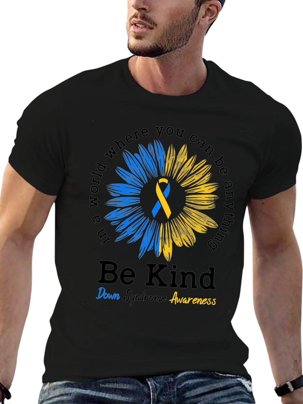 Be Kind Down Syndrome Awareness T-Shirt