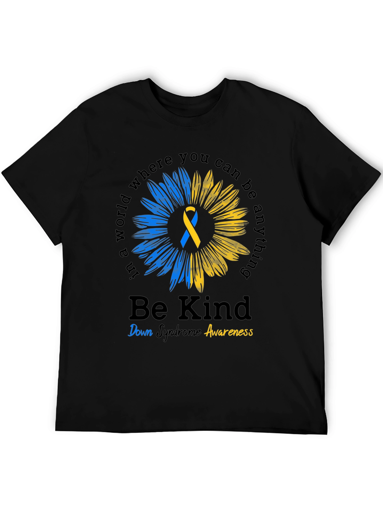 Be Kind Down Syndrome Awareness T-Shirt