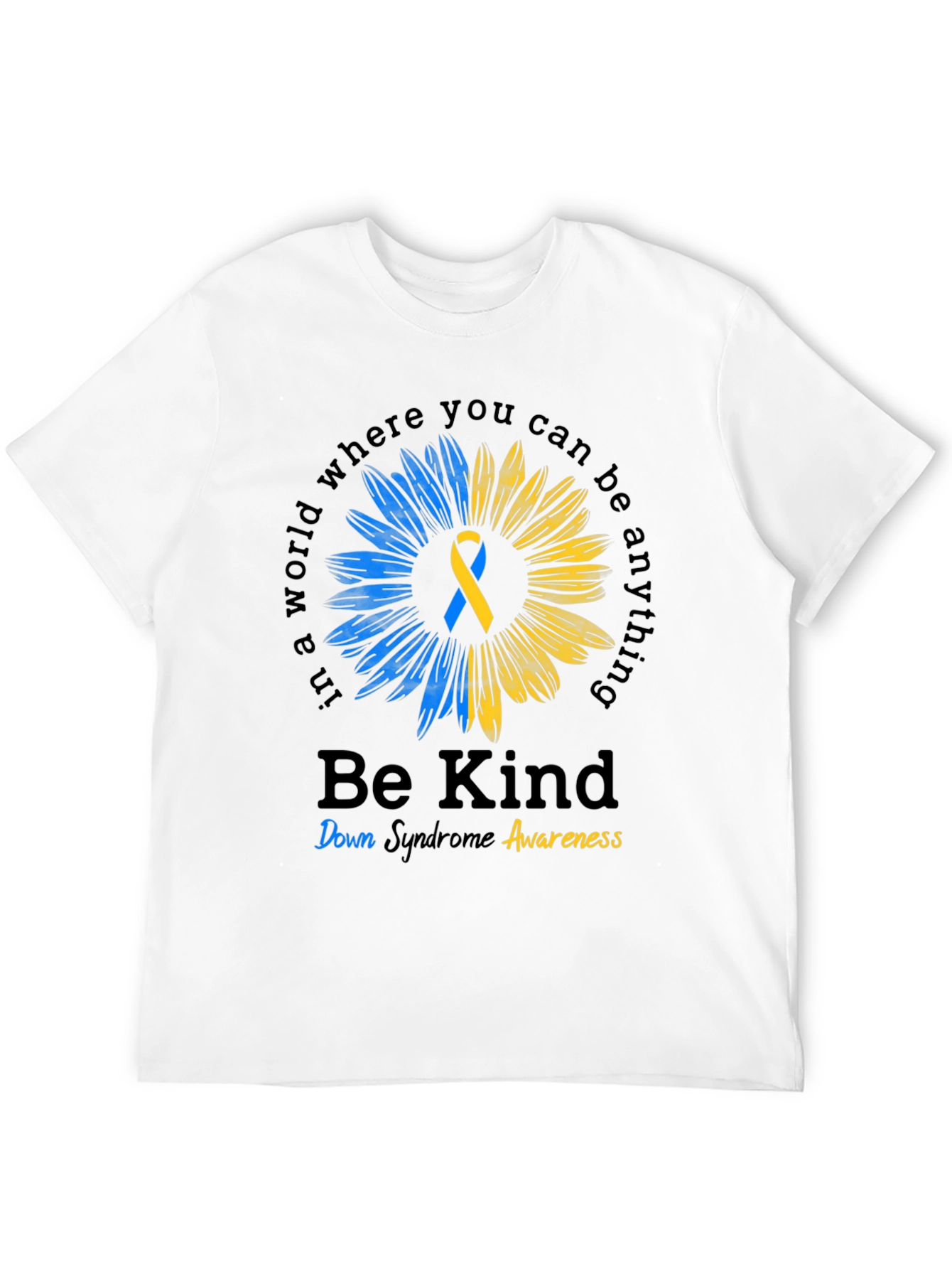 Be Kind Down Syndrome Awareness T-Shirt
