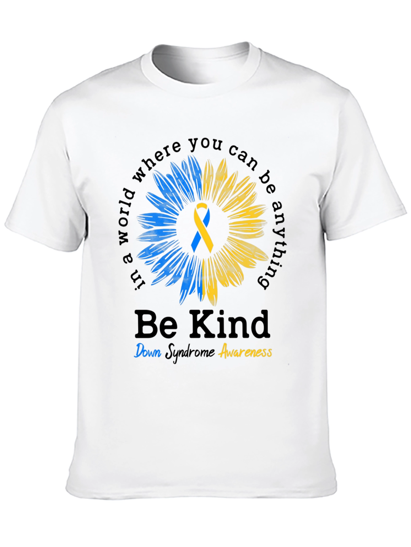 Be Kind Down Syndrome Awareness T-Shirt
