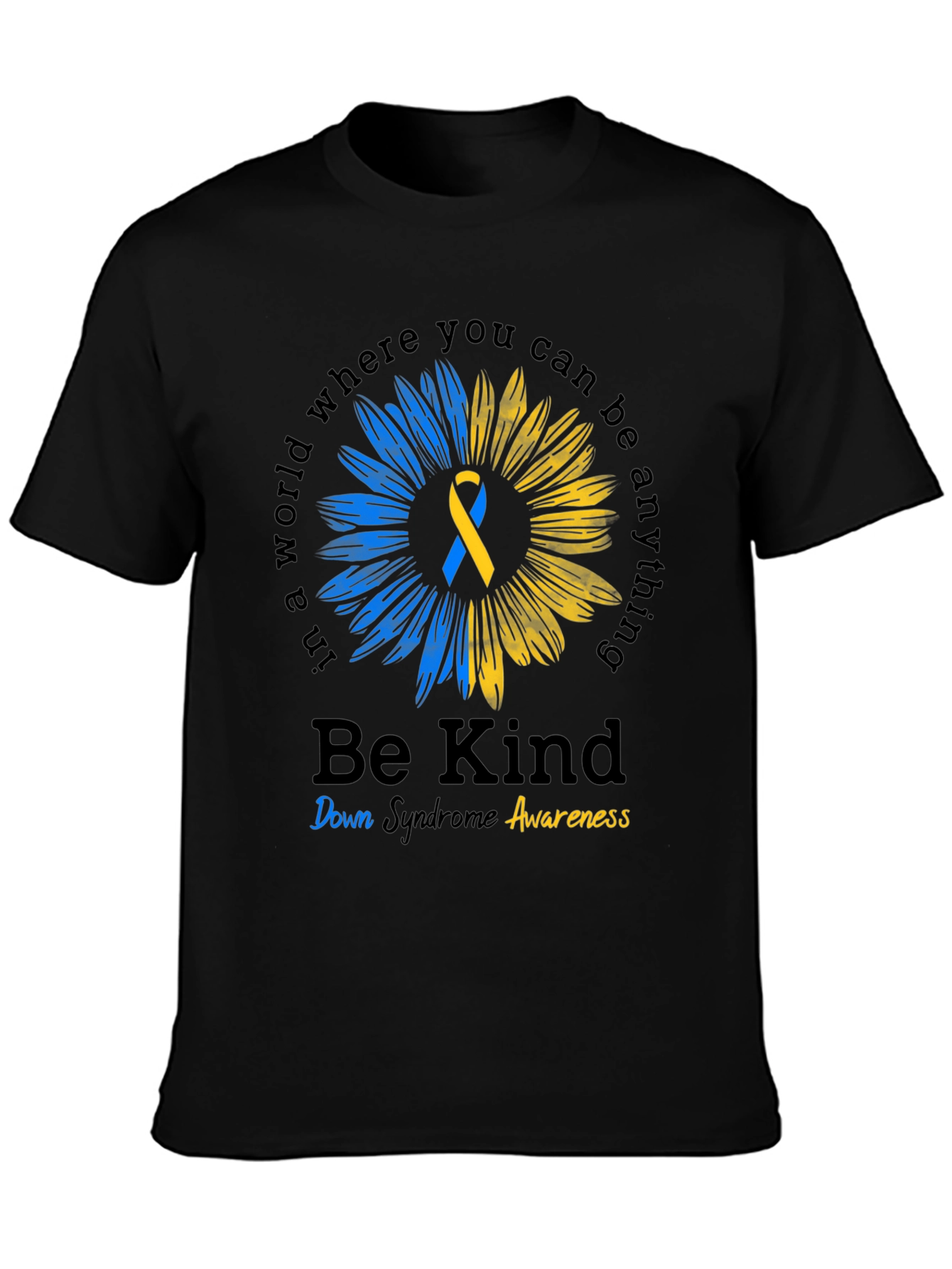 Be Kind Down Syndrome Awareness T-Shirt