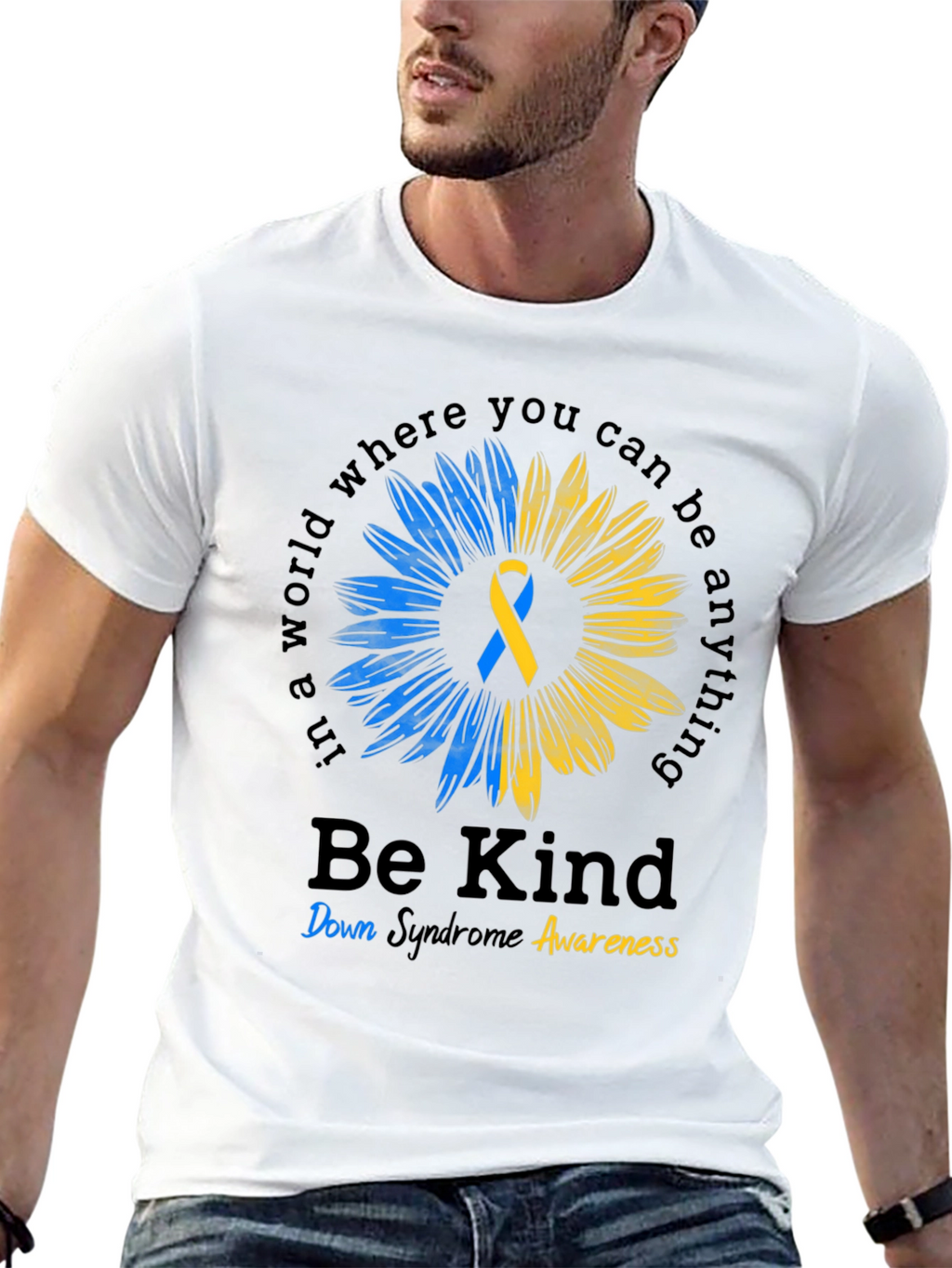 Be Kind Down Syndrome Awareness T-Shirt