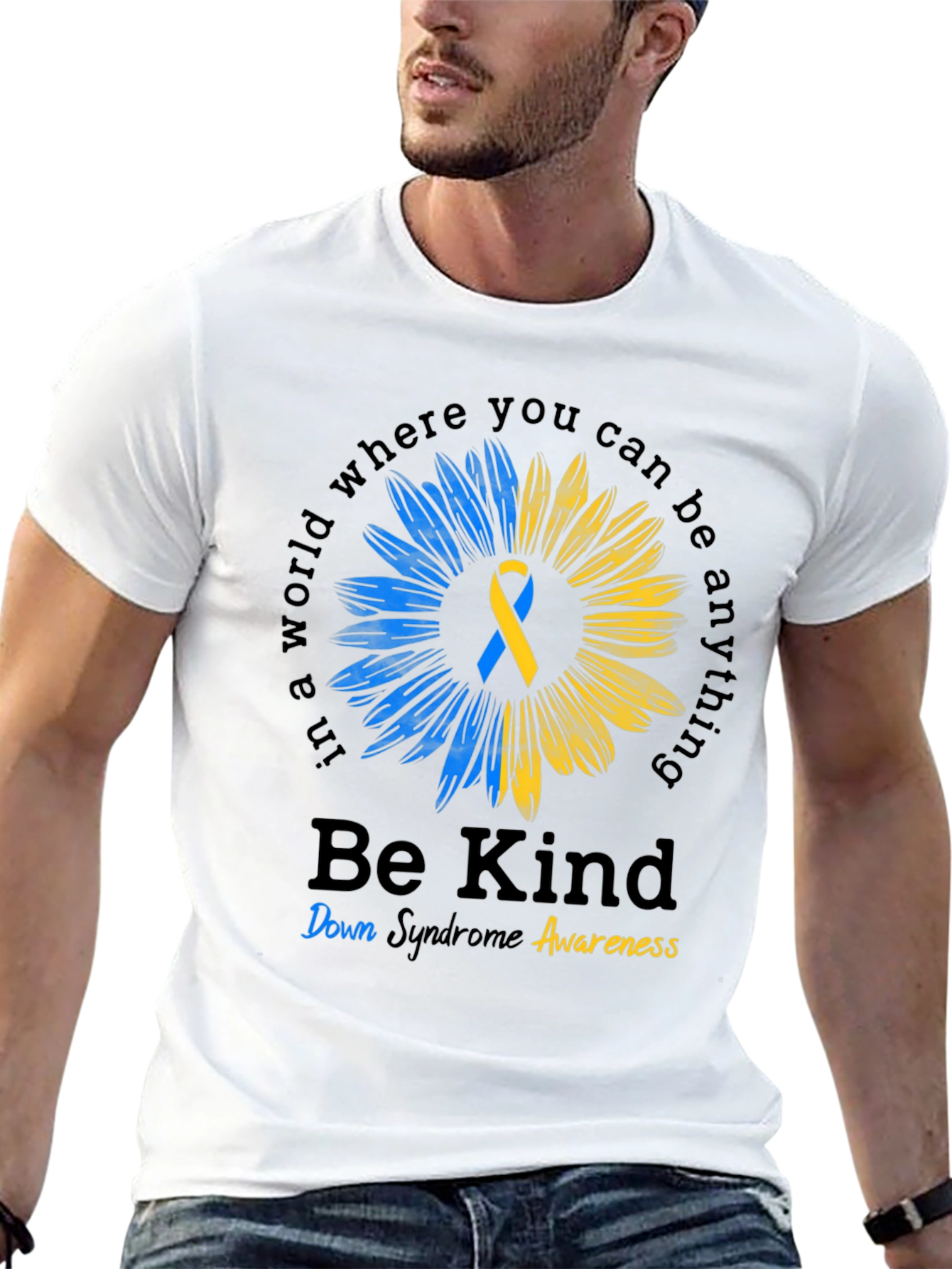 Be Kind Down Syndrome Awareness T-Shirt