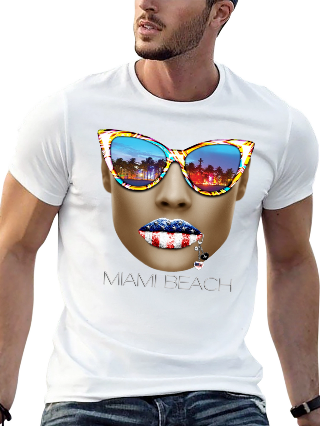Miami Beach Graphic T-Shirt