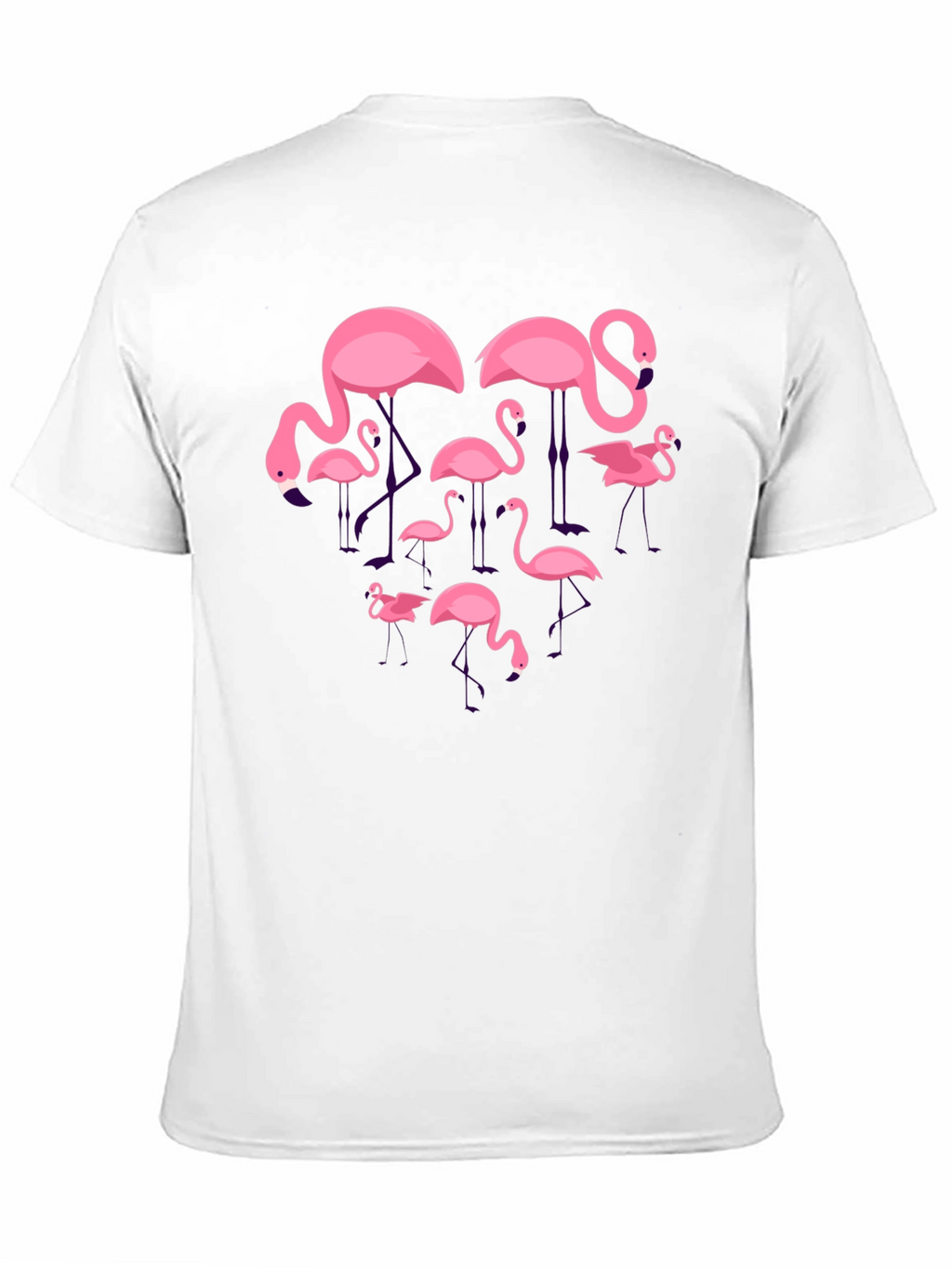 Flamingo Graphic Tee - Black Crew Neck