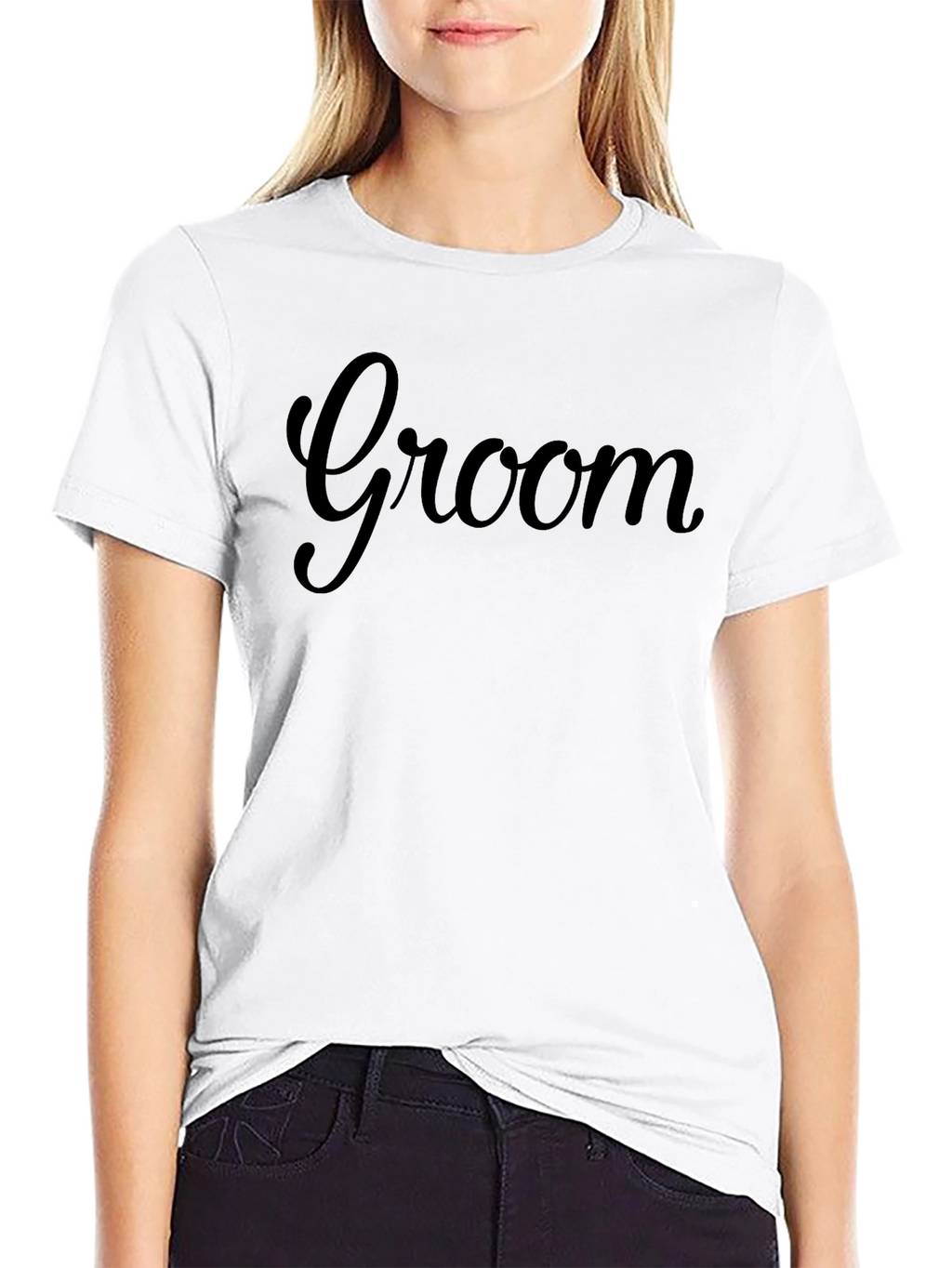 Groom Crew Neck T-Shirt