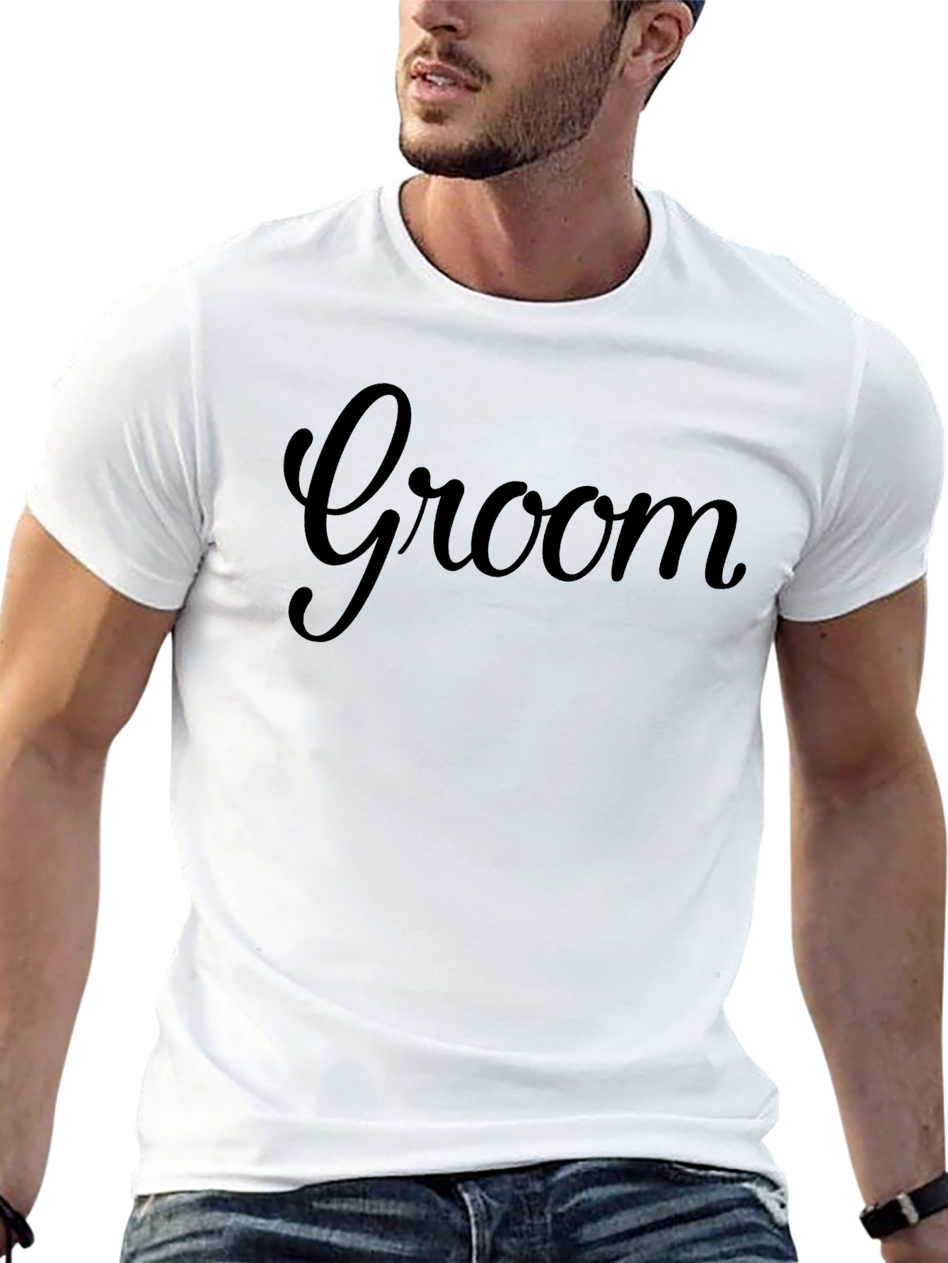 Groom Crew Neck T-Shirt